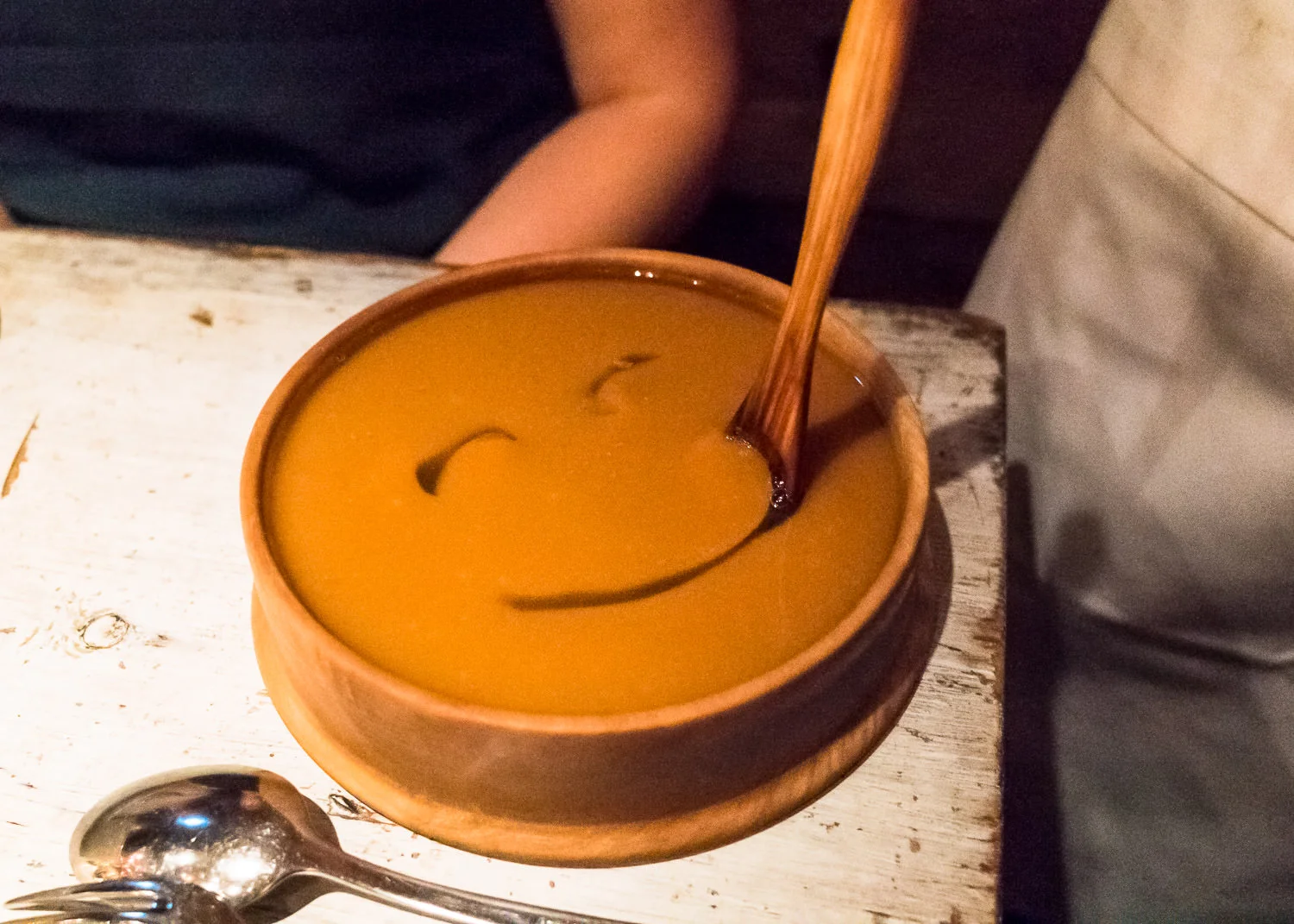 Brown cheese pie and gompa (v)