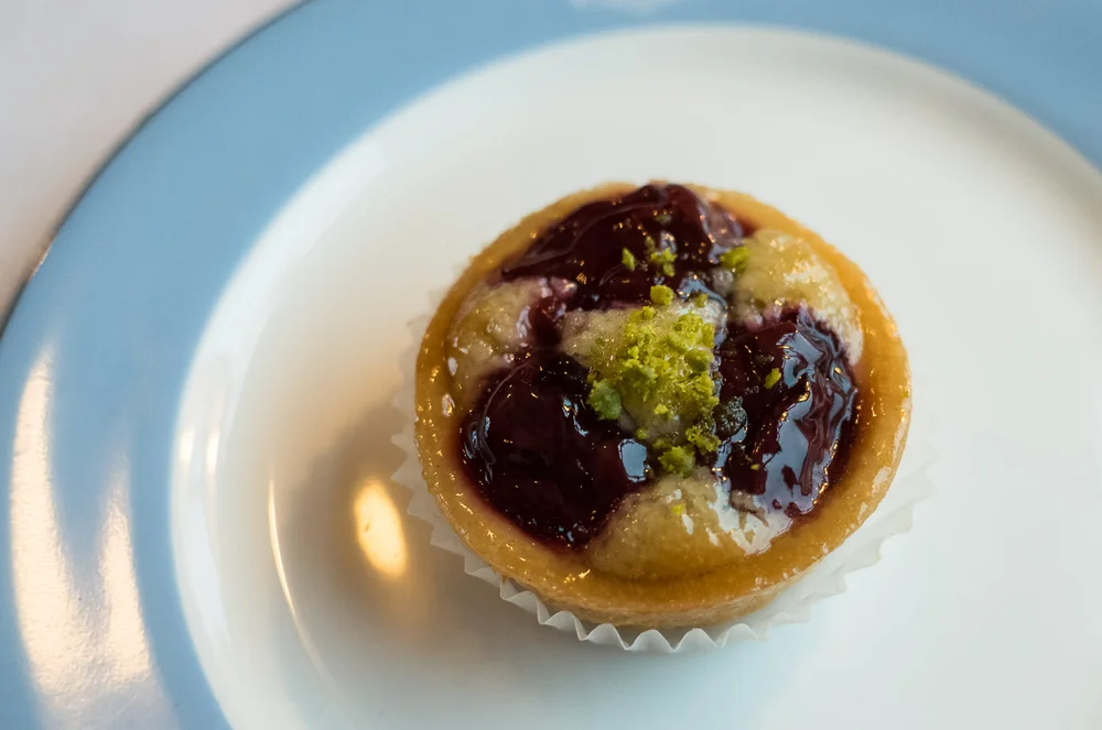 Cherry &amp; Almond tart