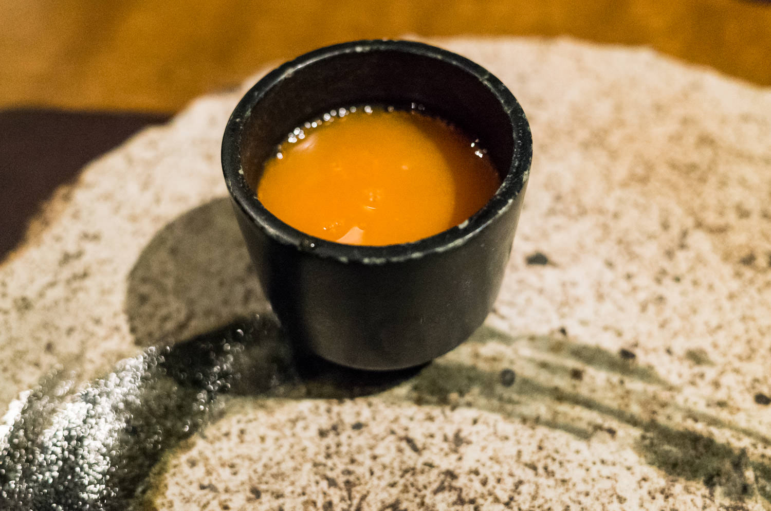 Fermented tea and pumpkin juice (v)