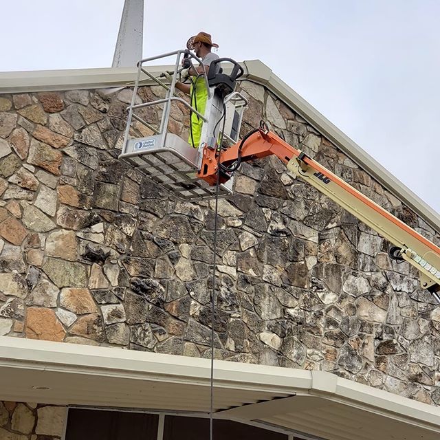 The church is getting a facelift today.