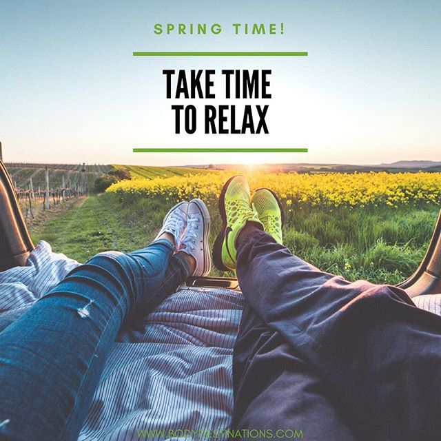 Spring has sprung! Take a deep breath and relax into it. 😌