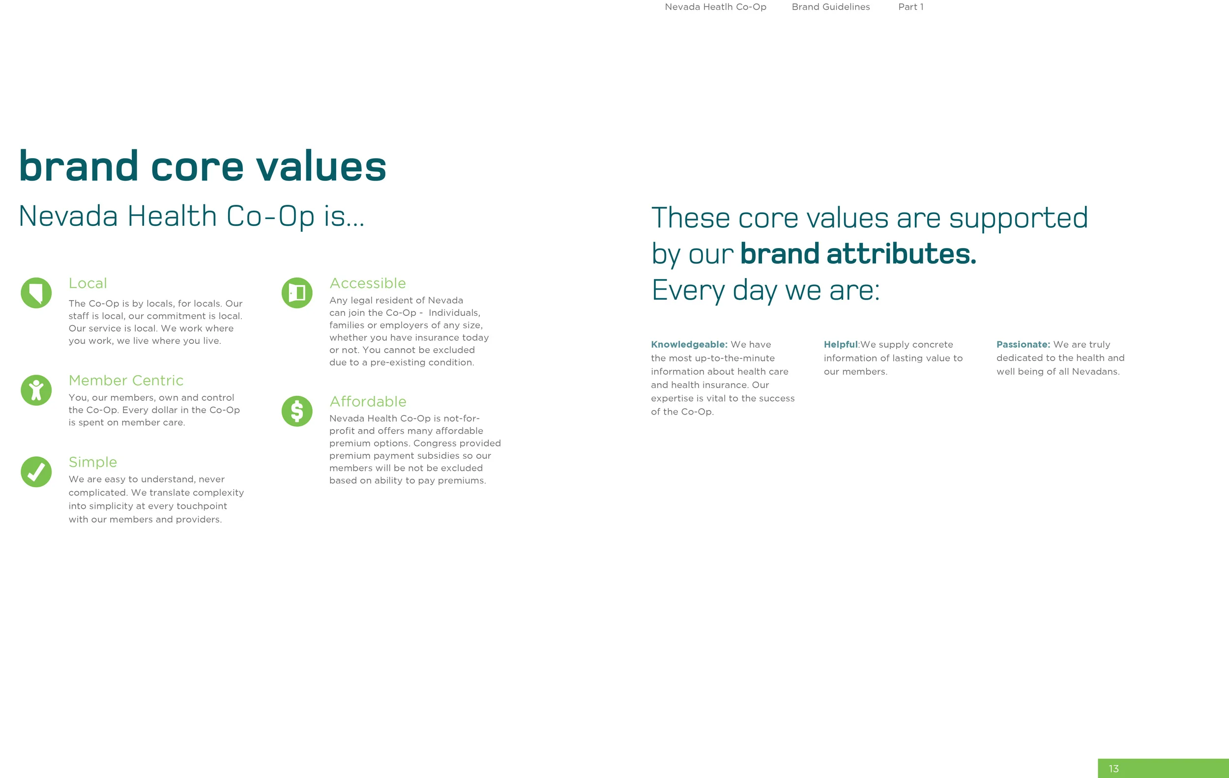 Nevada Health CO-OP--Brand Book-Values