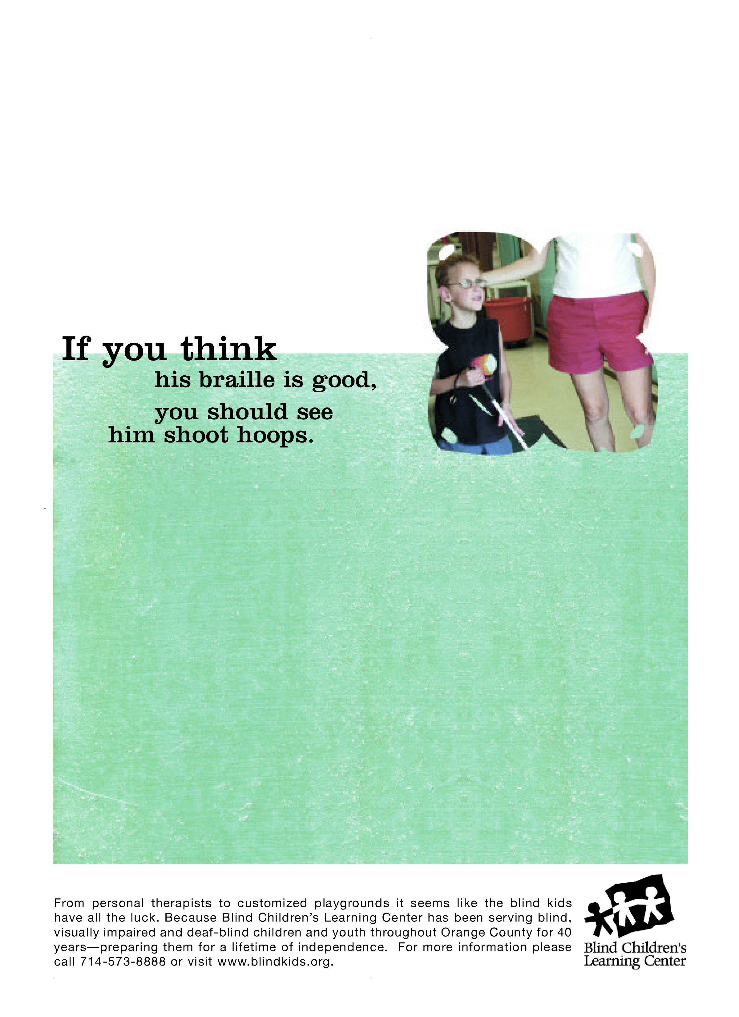 Blind Children's Learning Center--Hoops