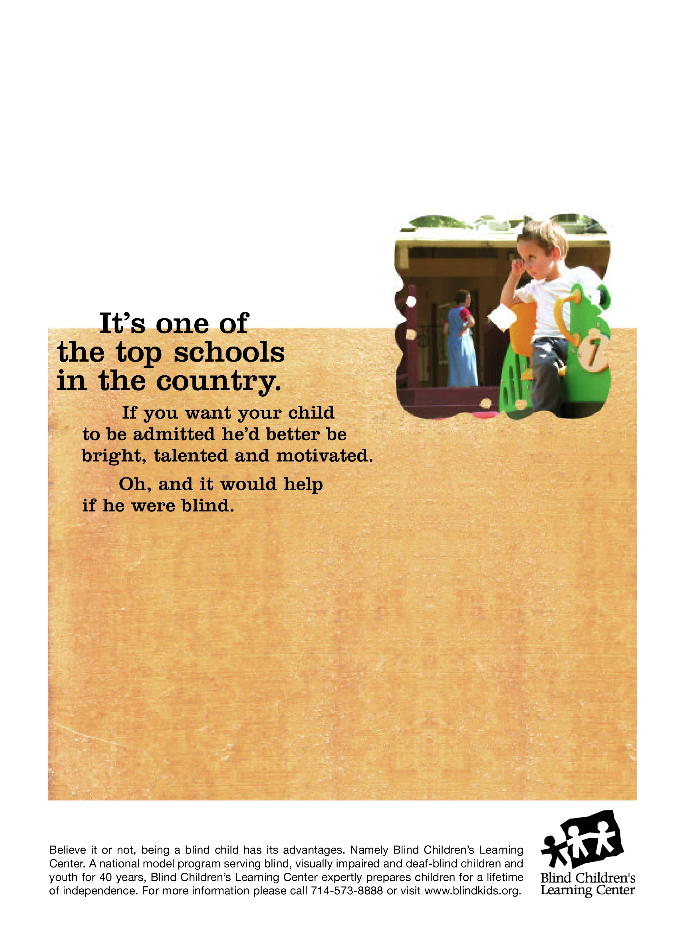 Blind Children's Learning Center--Top School