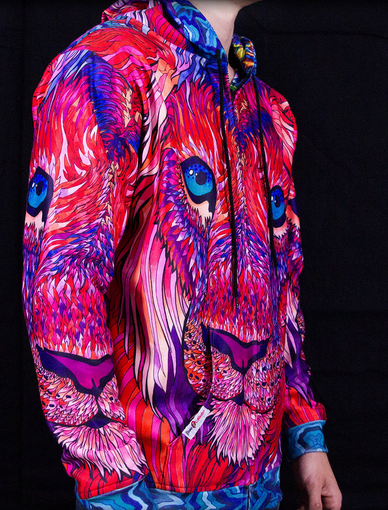 Kaleidoscopic King/Samsara Mandala Reversible Hoodie