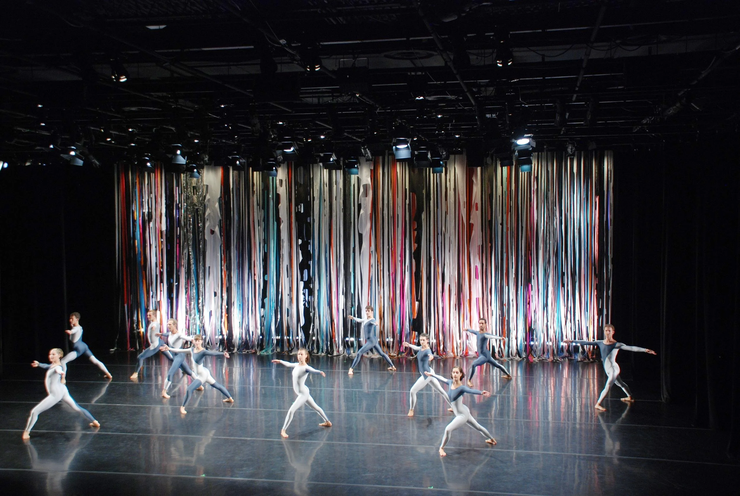 Merce Cunningham Company Performance, Decor for Merce Cunningham Dance Company at the Dance Center of Columbia College Chicago