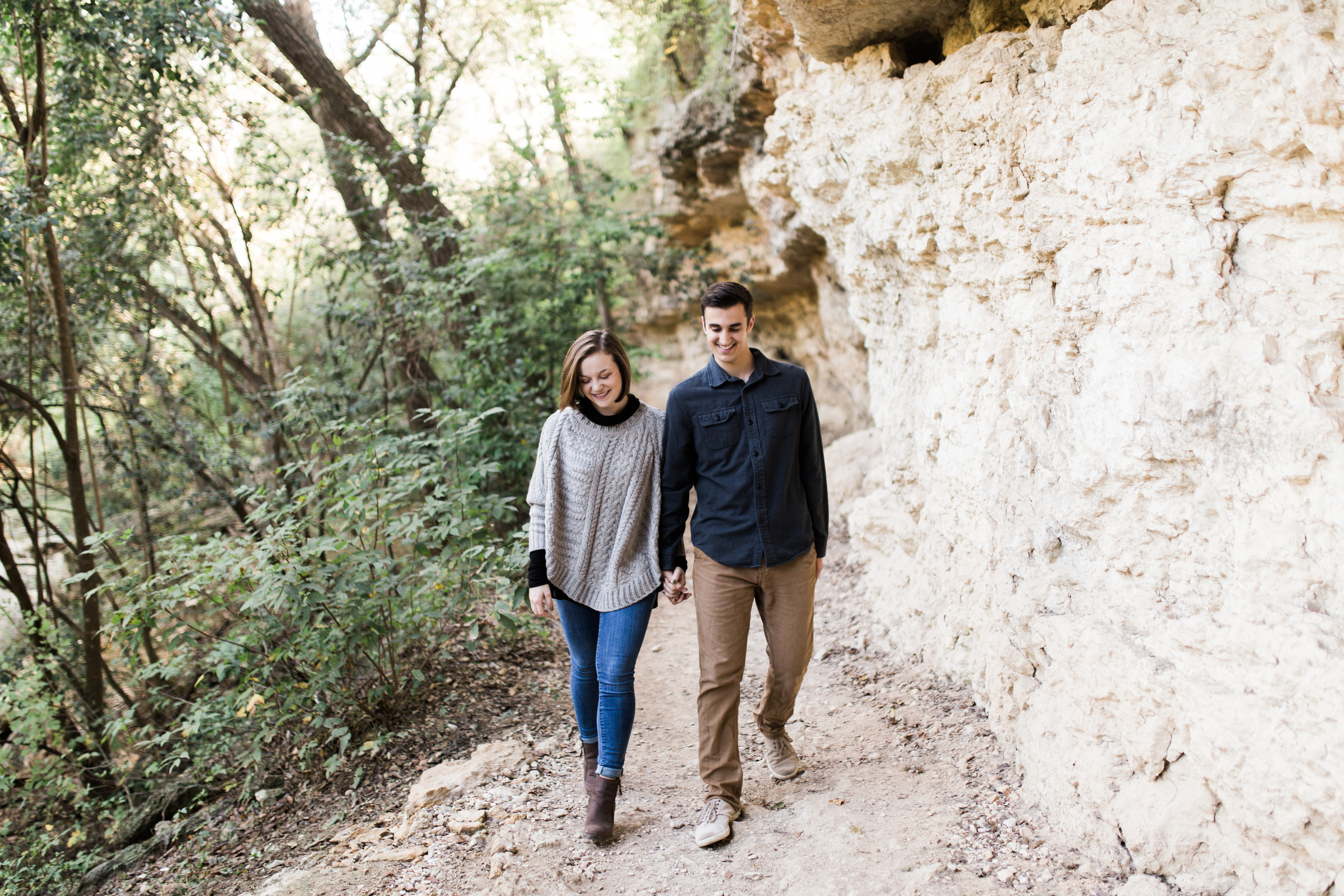 austin, texas hill country wedding engagement couple outdoor adventure photography