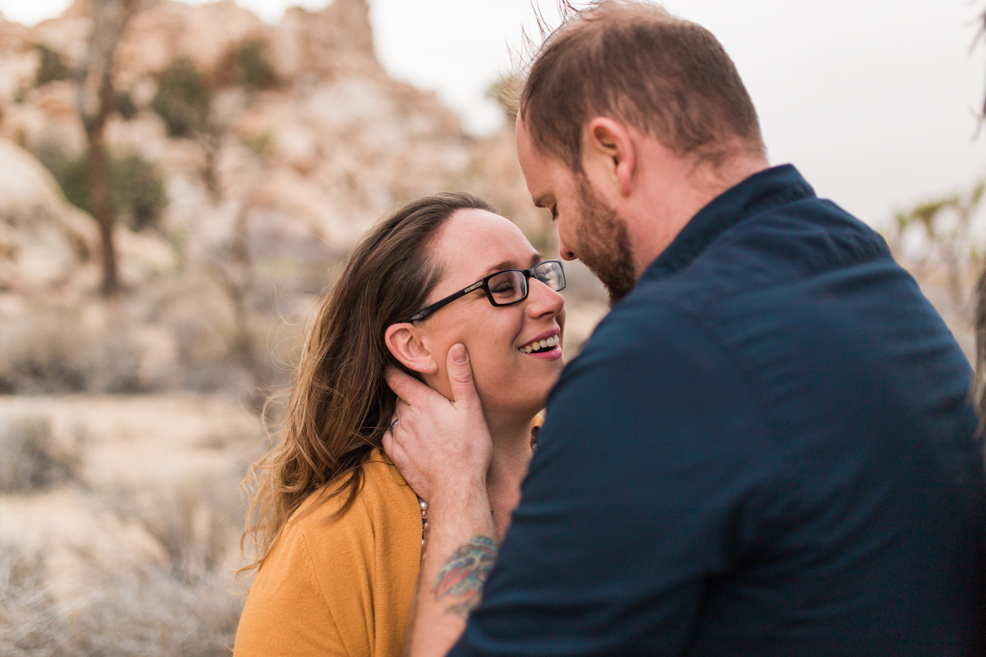 joshua tree national park engagement photography | www.abbihearne.com