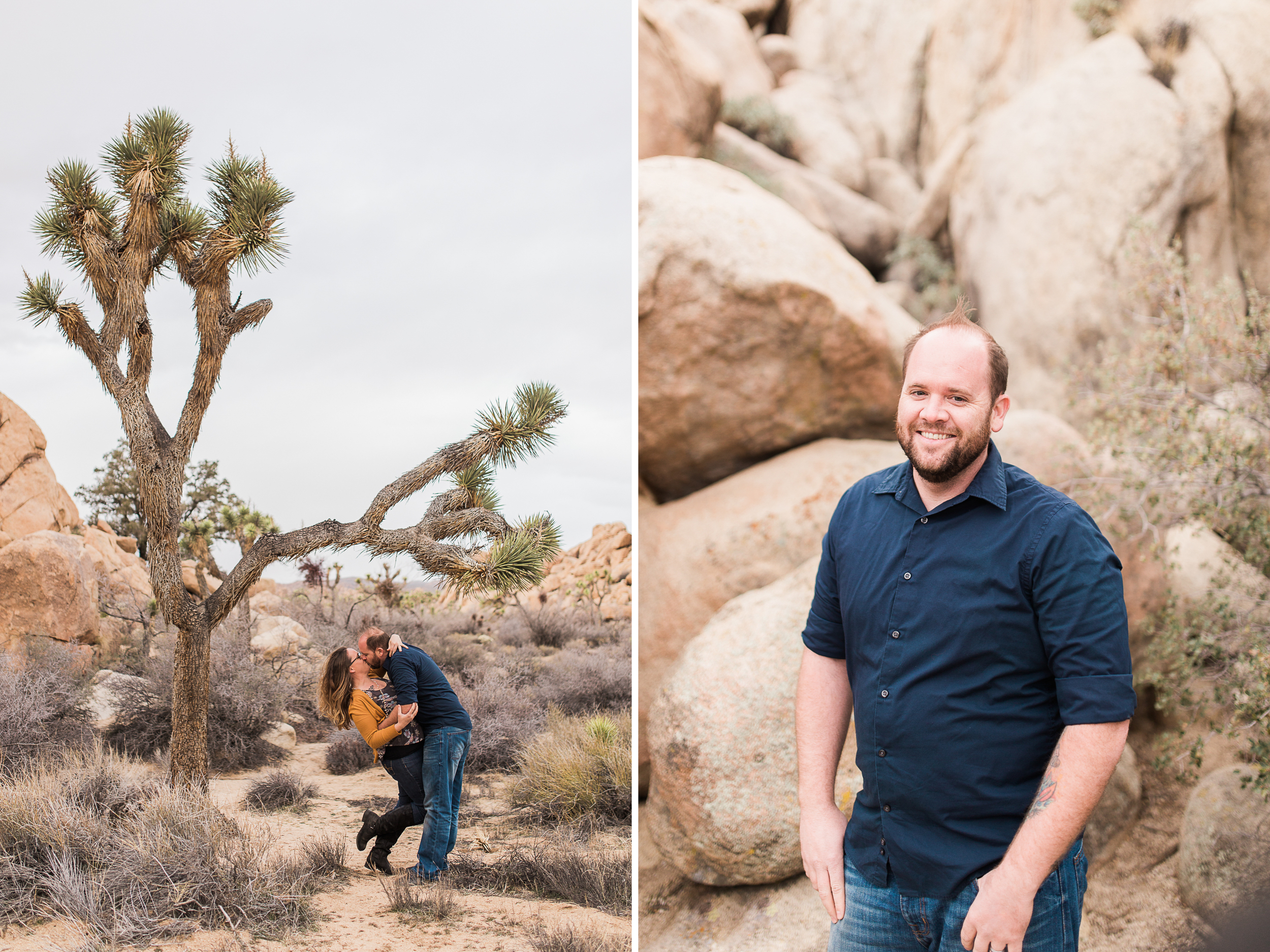 joshua tree national park engagement photography | www.abbihearne.com