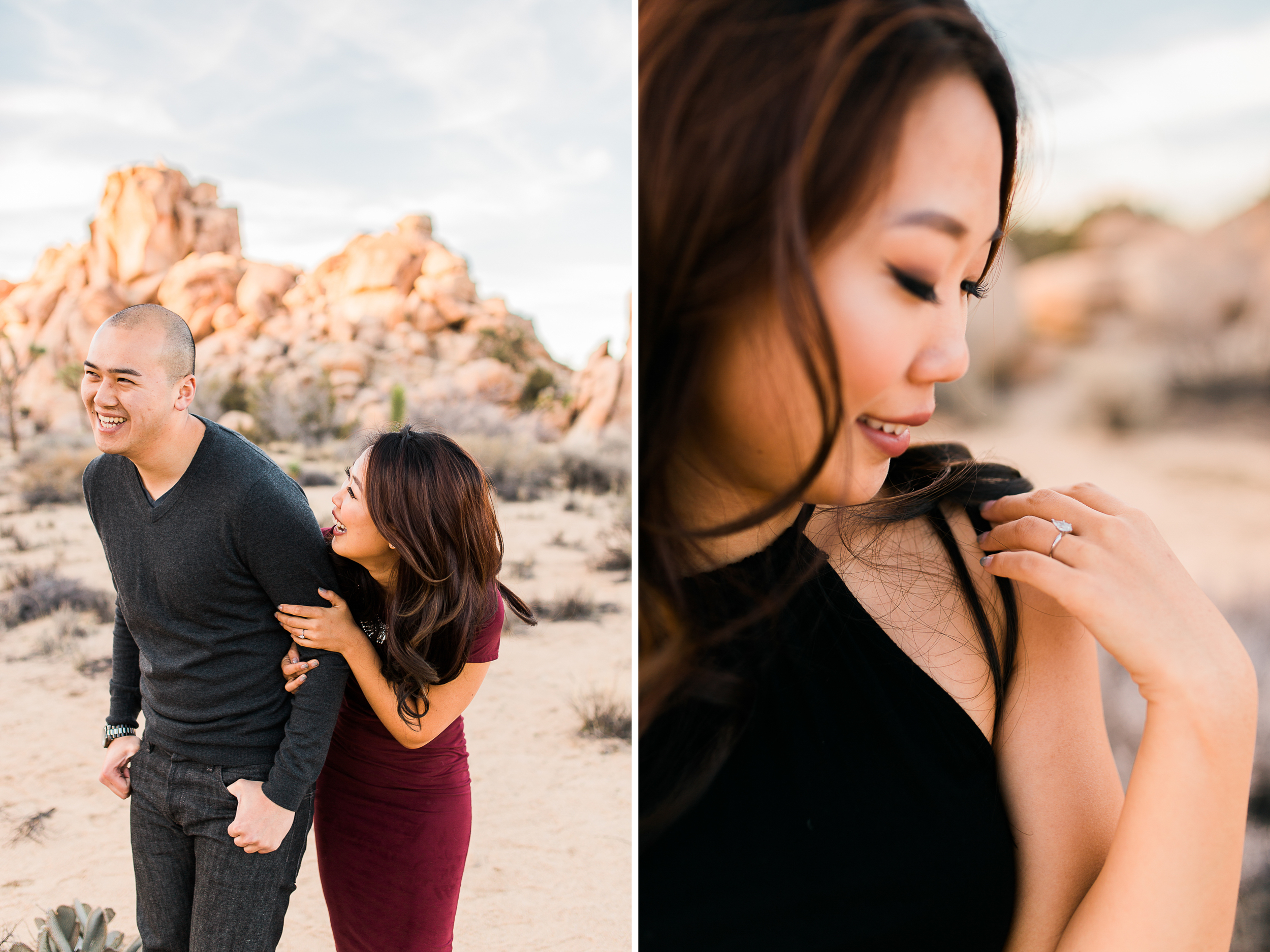 joshua tree national park engagement photography | www.abbihearne.com