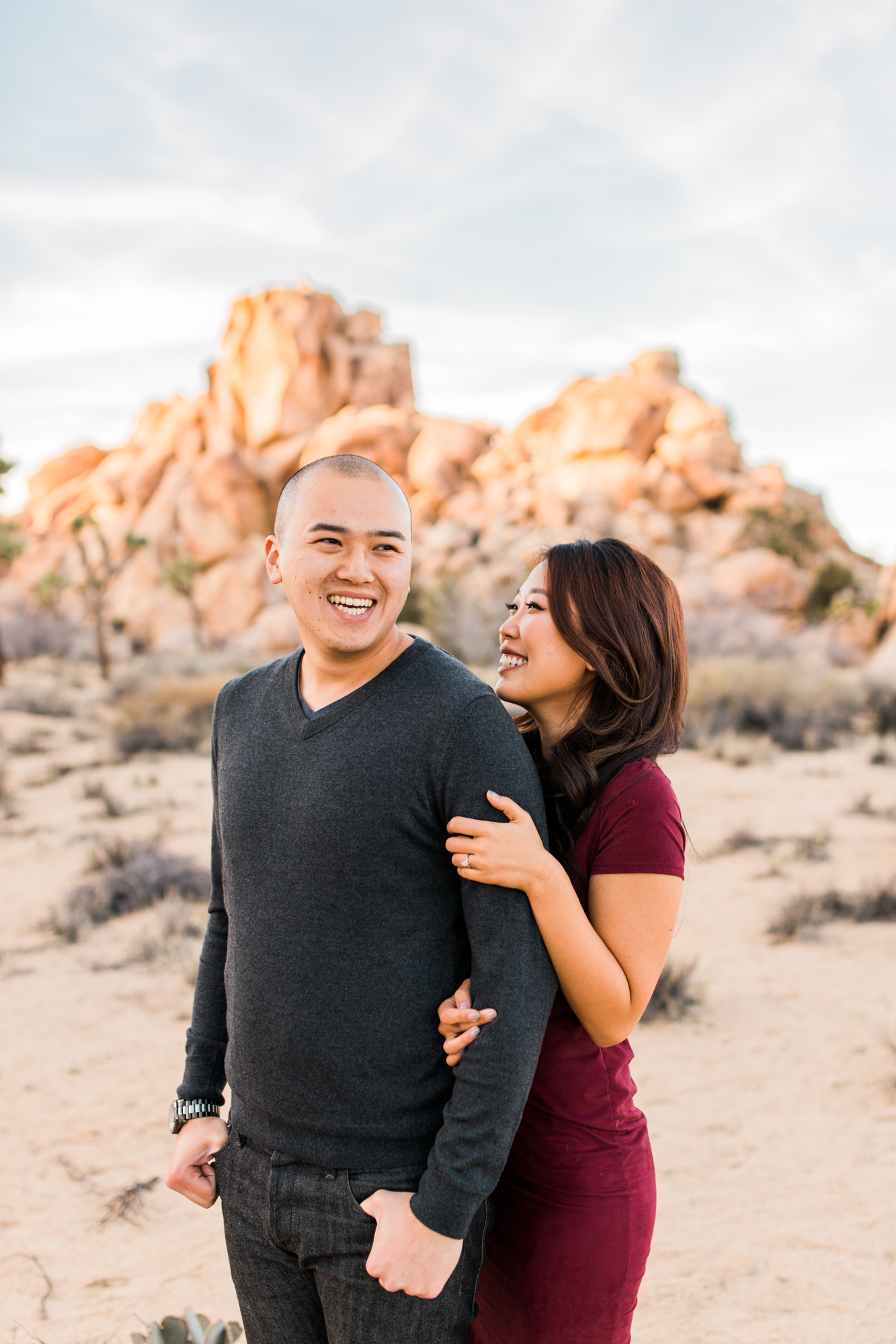 joshua tree national park engagement photography | www.abbihearne.com