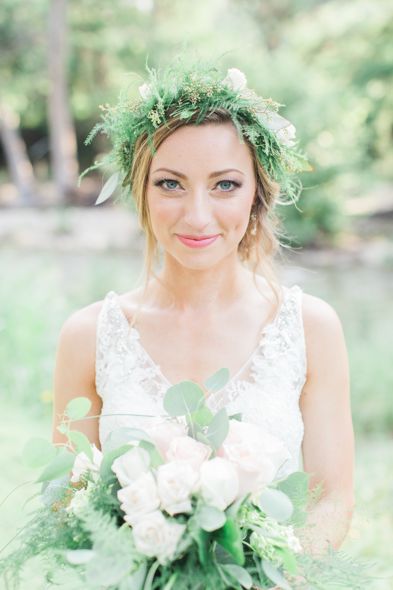 flower crown // garden party wedding // sisterdale dancehall // outdoor wedding photographer // www.abbihearne.com