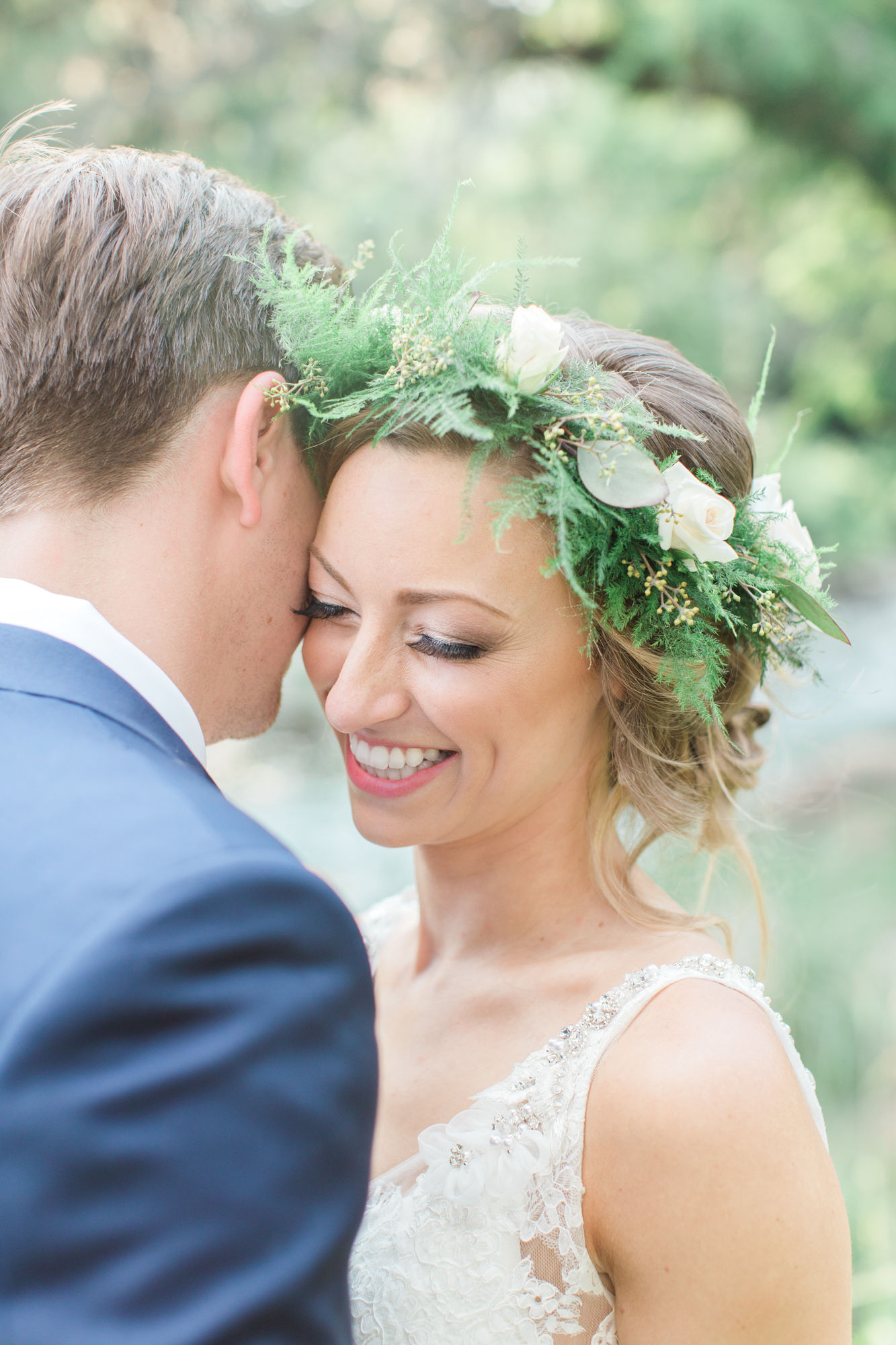 flower crown // garden party wedding // sisterdale dancehall // outdoor wedding photographer // www.abbihearne.com