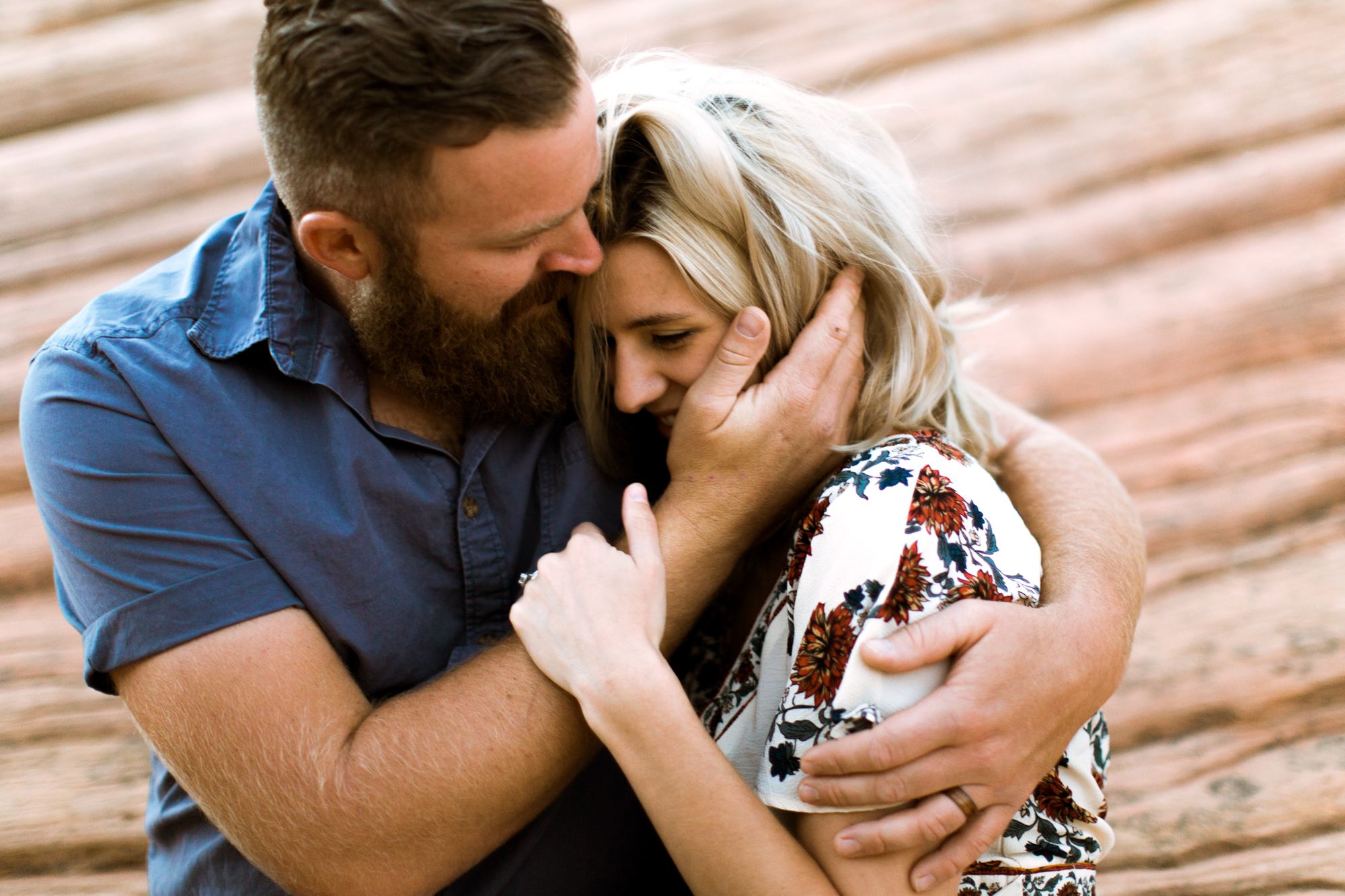 Zion National Park anniversary portrait session // adventure wedding photographer // www.abbihearne.com