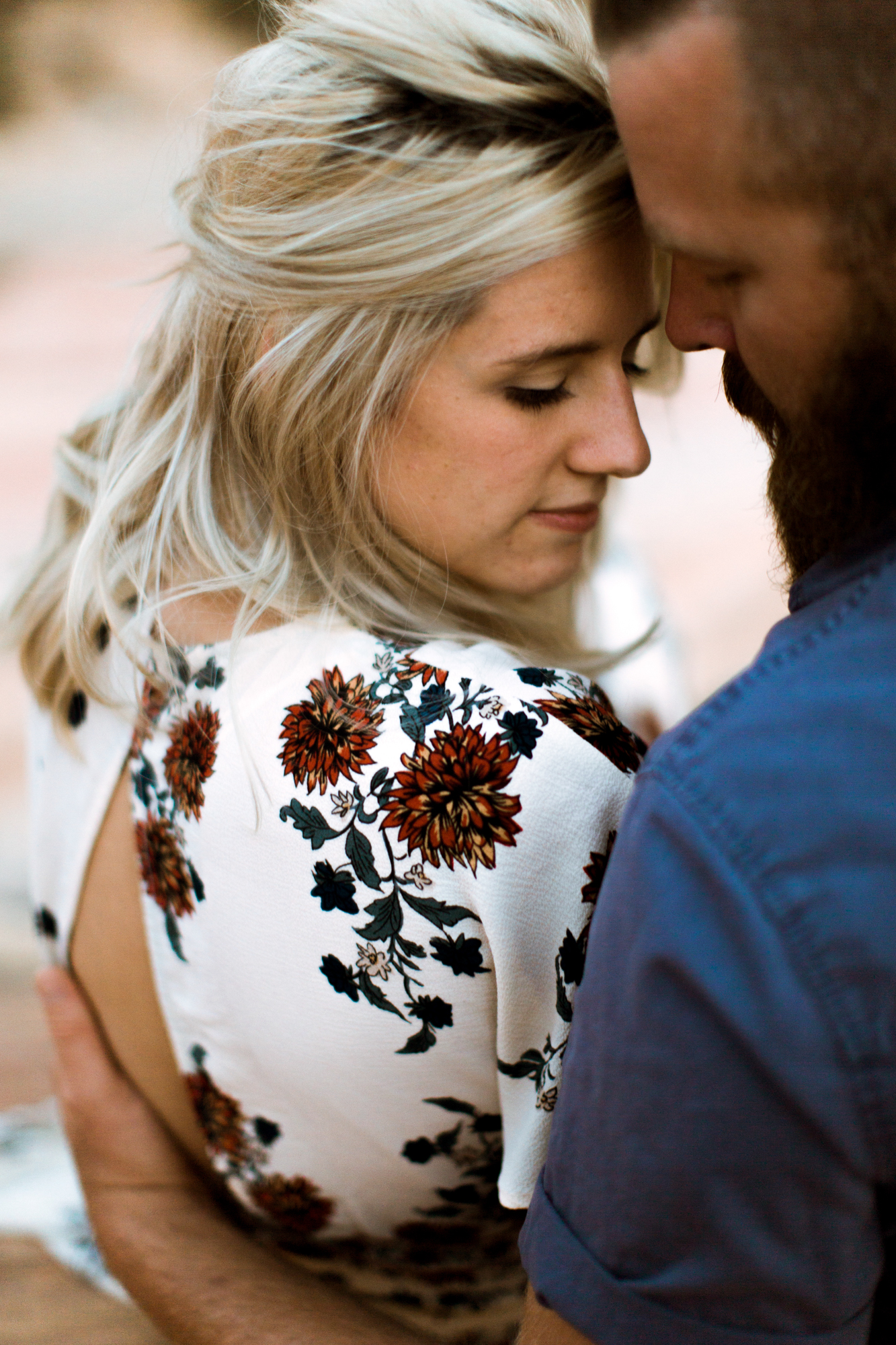 Zion National Park anniversary portrait session // adventure wedding photographer // www.abbihearne.com