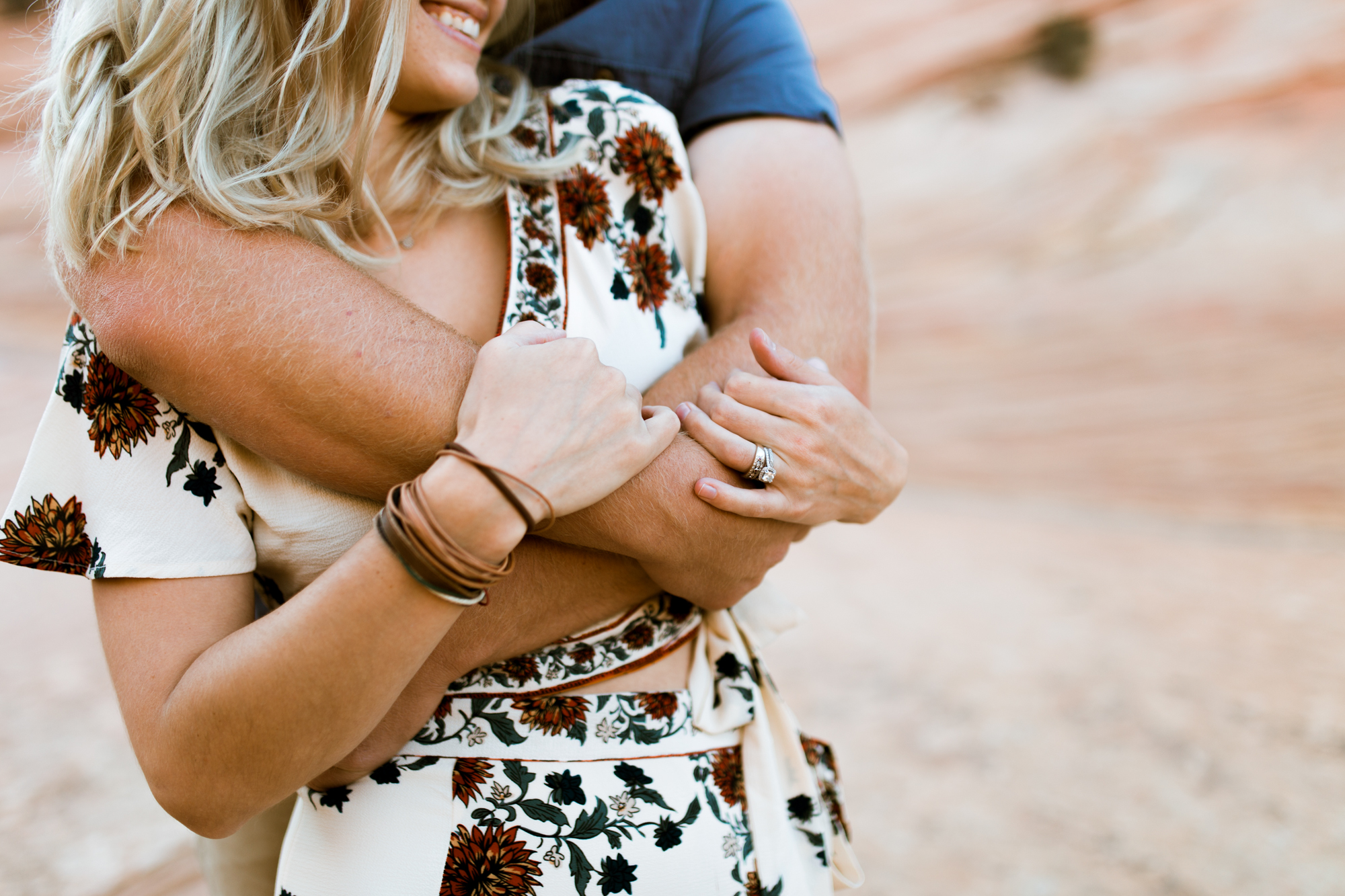 Zion National Park anniversary portrait session // adventure wedding photographer // www.abbihearne.com