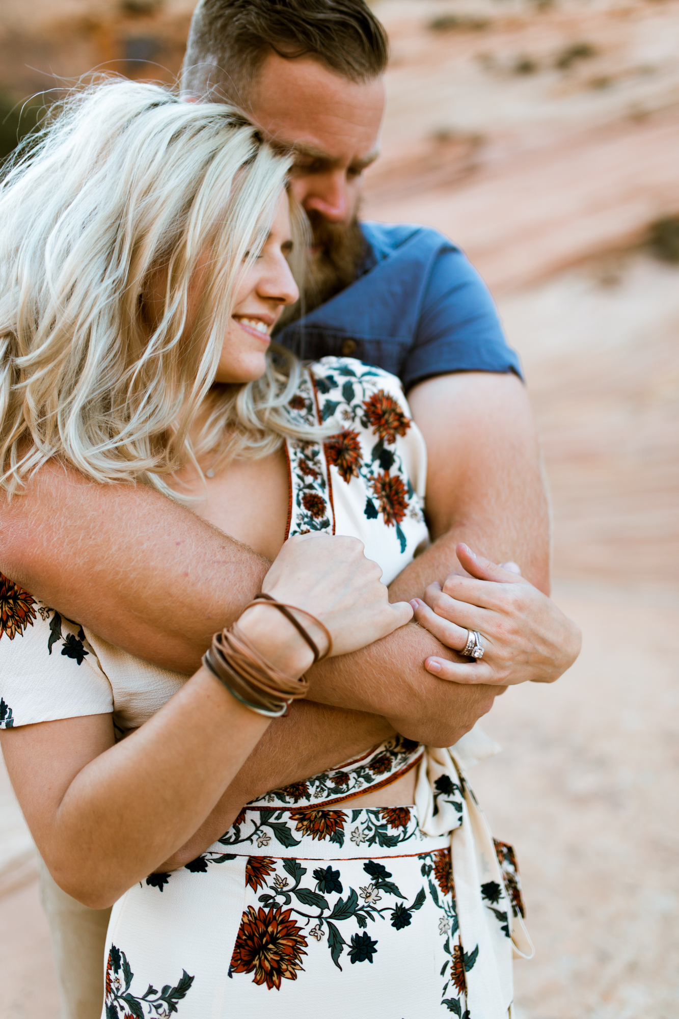 Zion National Park anniversary portrait session // adventure wedding photographer // www.abbihearne.com