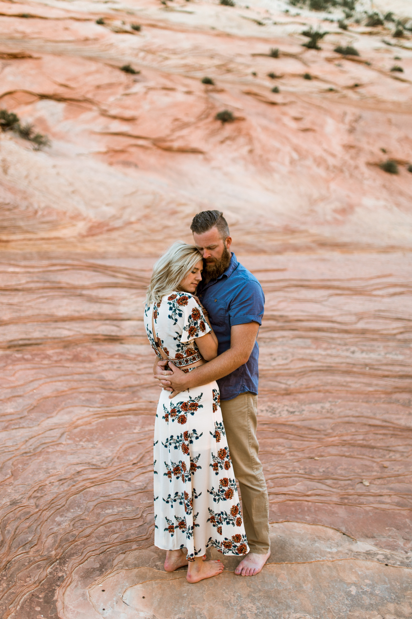 Zion National Park anniversary portrait session // adventure wedding photographer // www.abbihearne.com