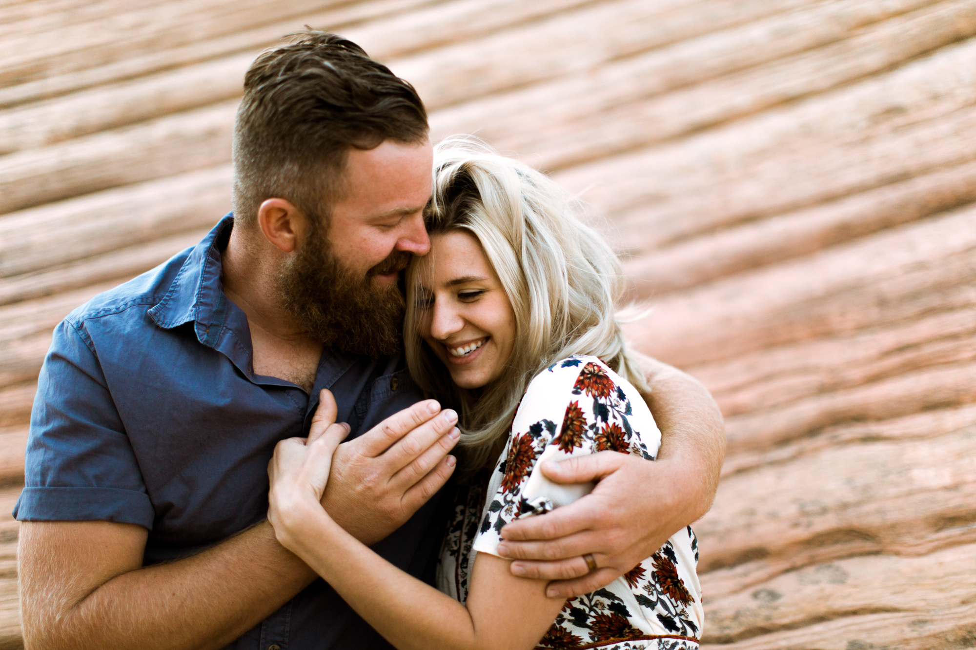 Zion National Park anniversary portrait session // adventure wedding photographer // www.abbihearne.com