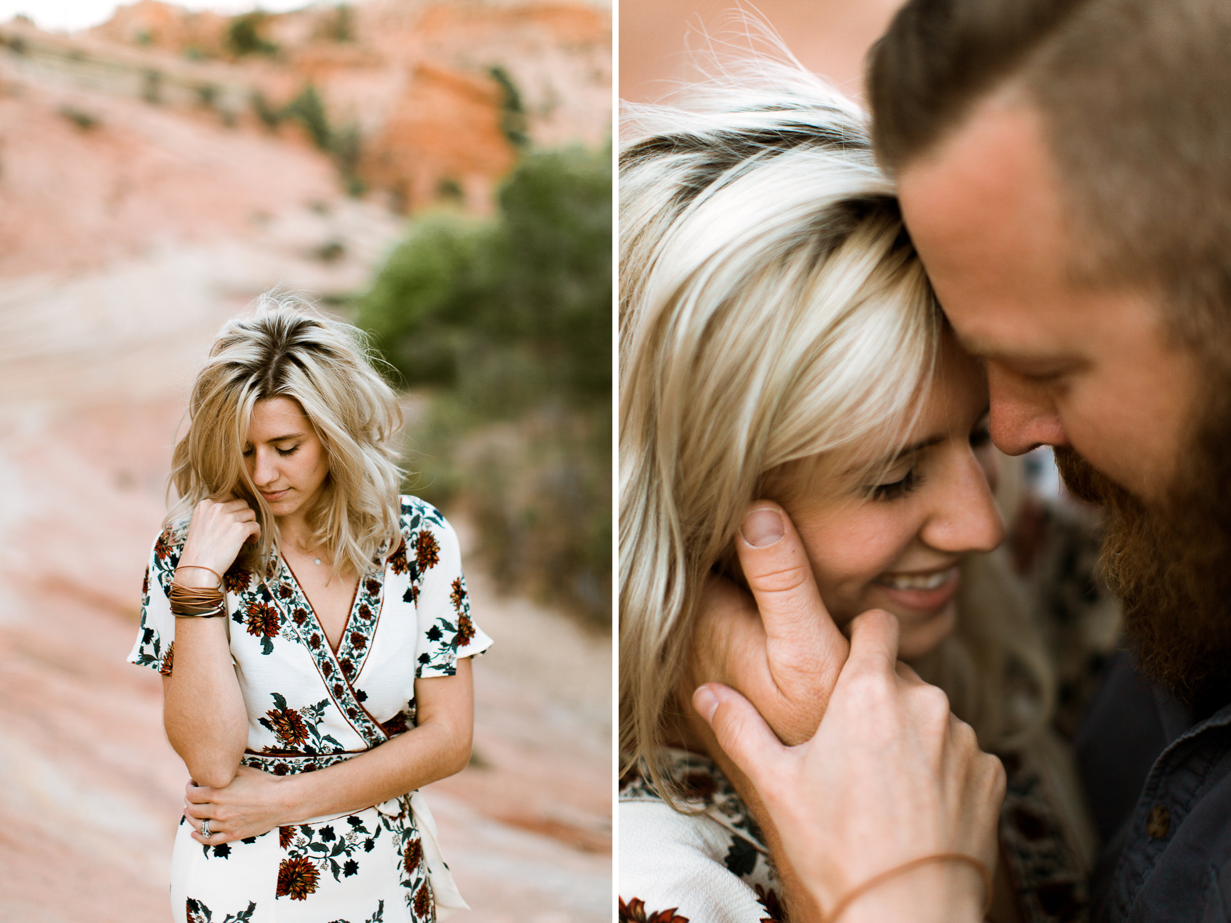 Zion National Park anniversary portrait session // adventure wedding photographer // www.abbihearne.com