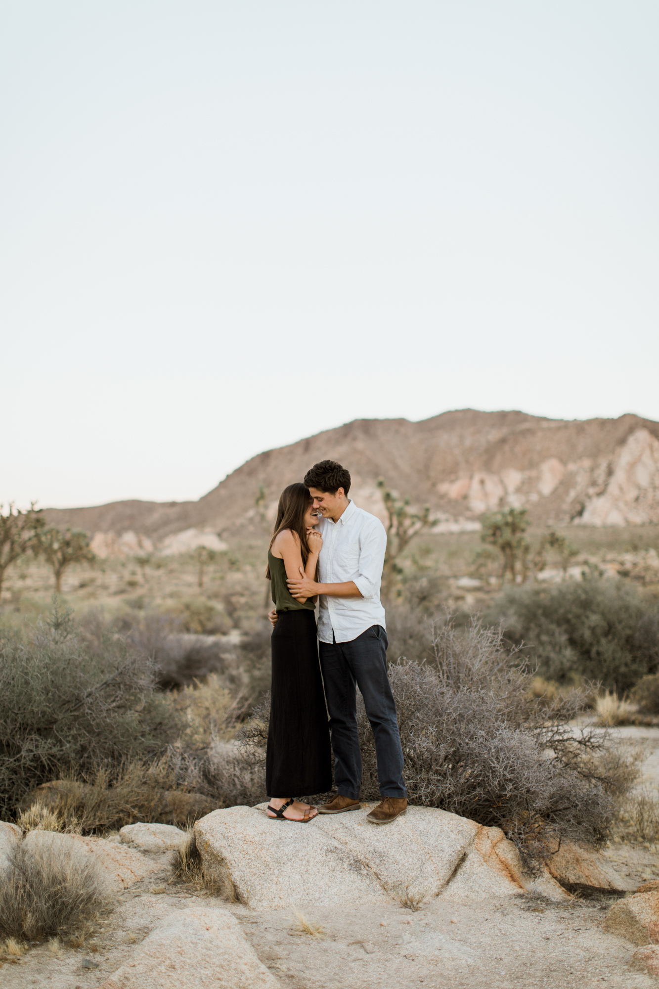 Joshua Tree National Park adventure portrait session // adventure wedding photographer // www.abbihearne.com