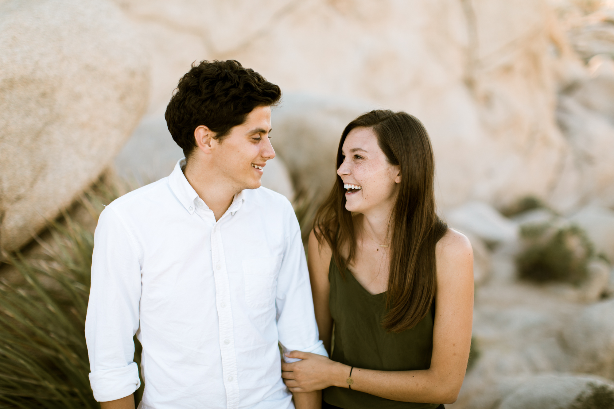 Joshua Tree National Park adventure portrait session // adventure wedding photographer // www.abbihearne.com