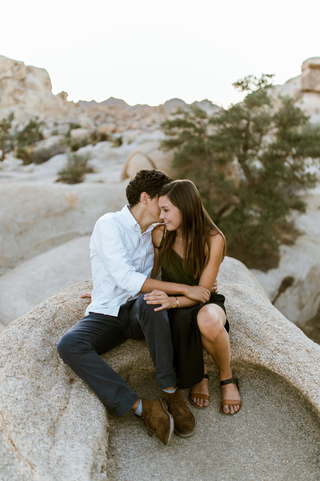 Joshua Tree National Park adventure portrait session // adventure wedding photographer // www.abbihearne.com