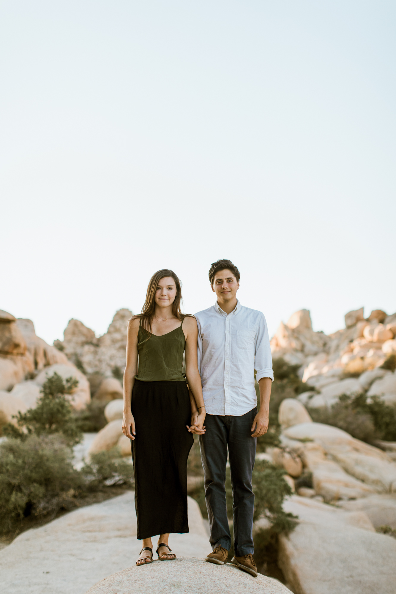 Joshua Tree National Park adventure portrait session // adventure wedding photographer // www.abbihearne.com