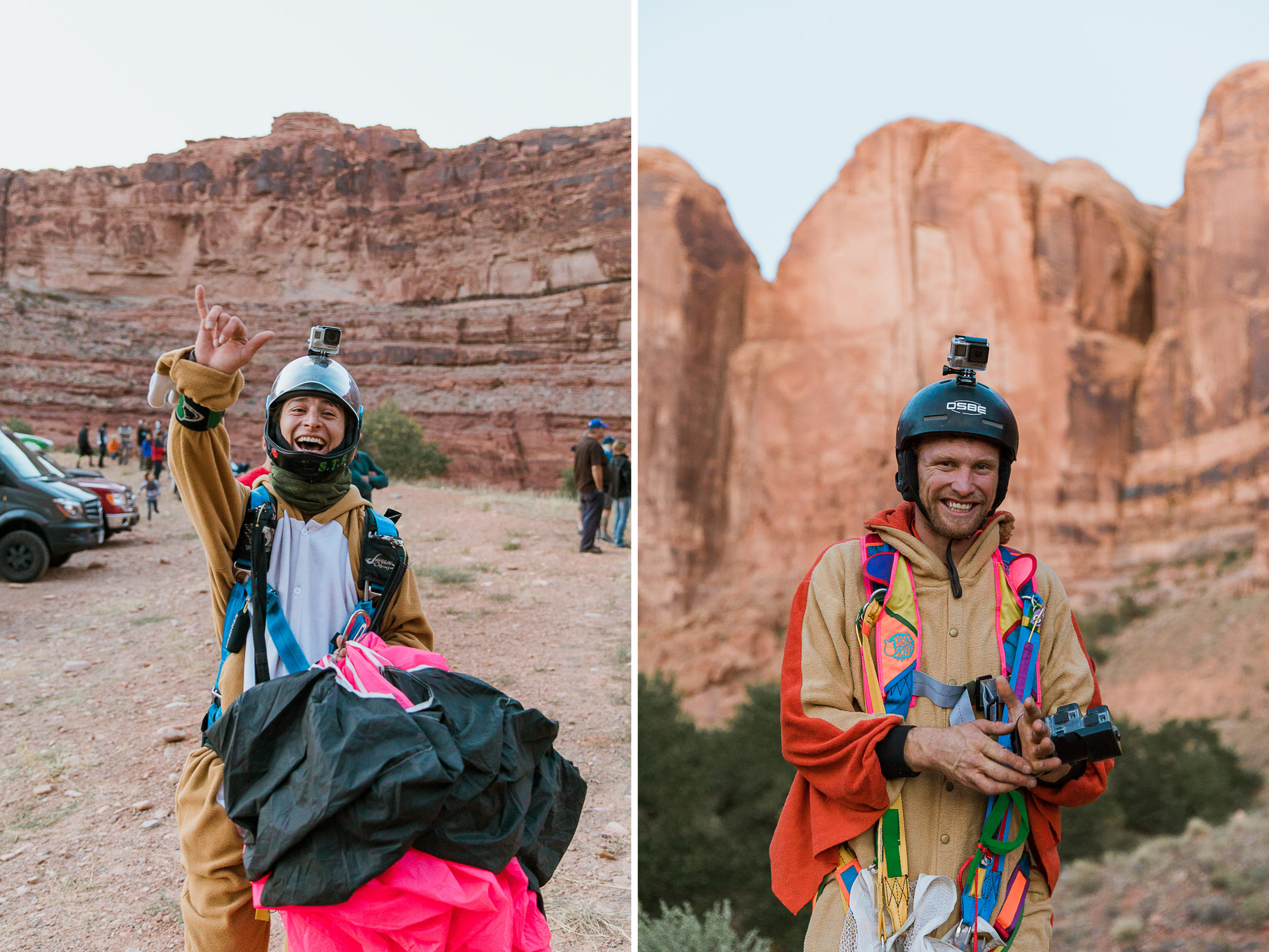 Sketchy Andy's 30th Birthday // BASE jumping in Moab, Utah // Outdoor Adventure Photographer // www.abbihearne.com