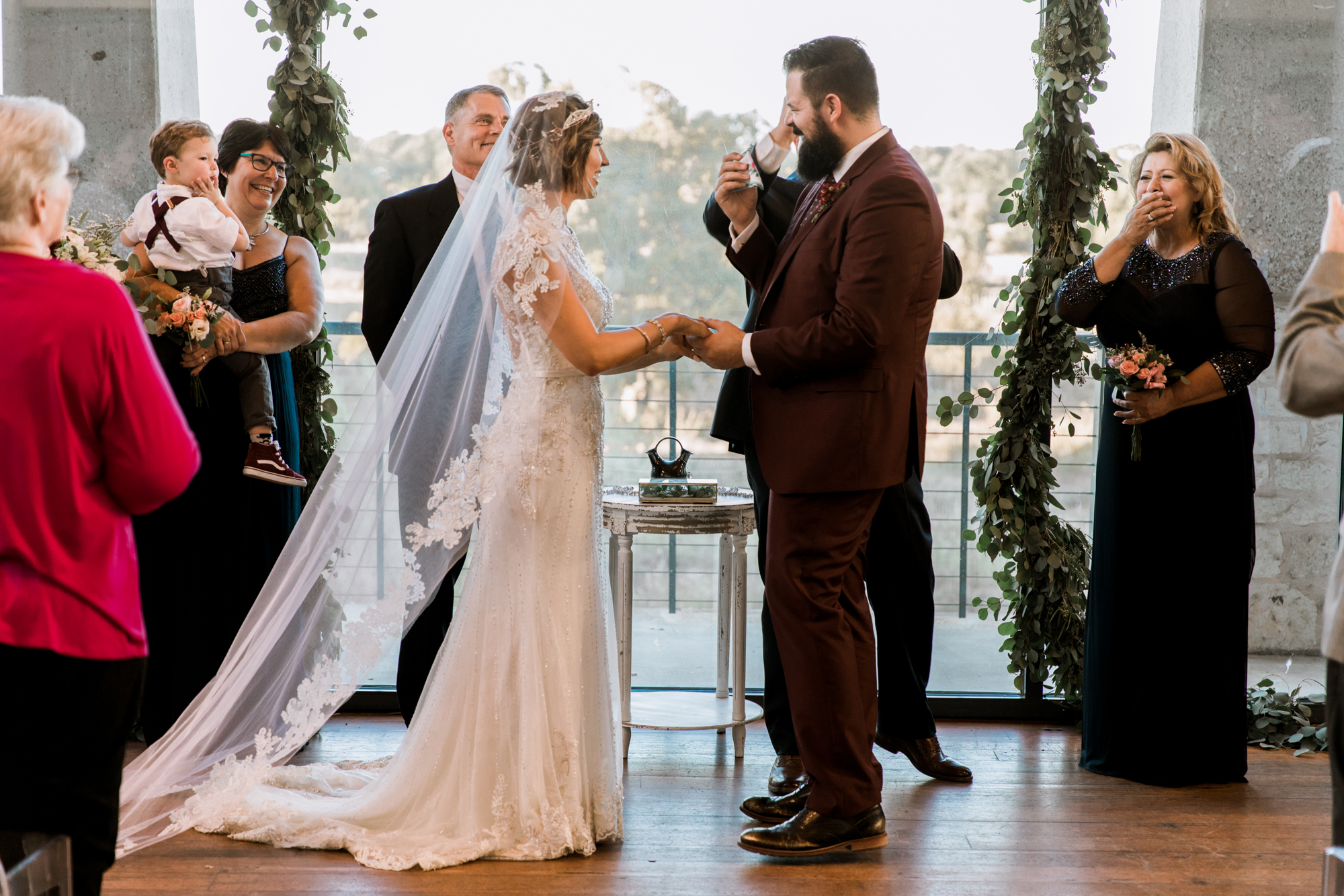 Fall Garden party wedding at Lady Bird Johnson Wildflower Center // austin, texas wedding photographer // www.abbihearne.com