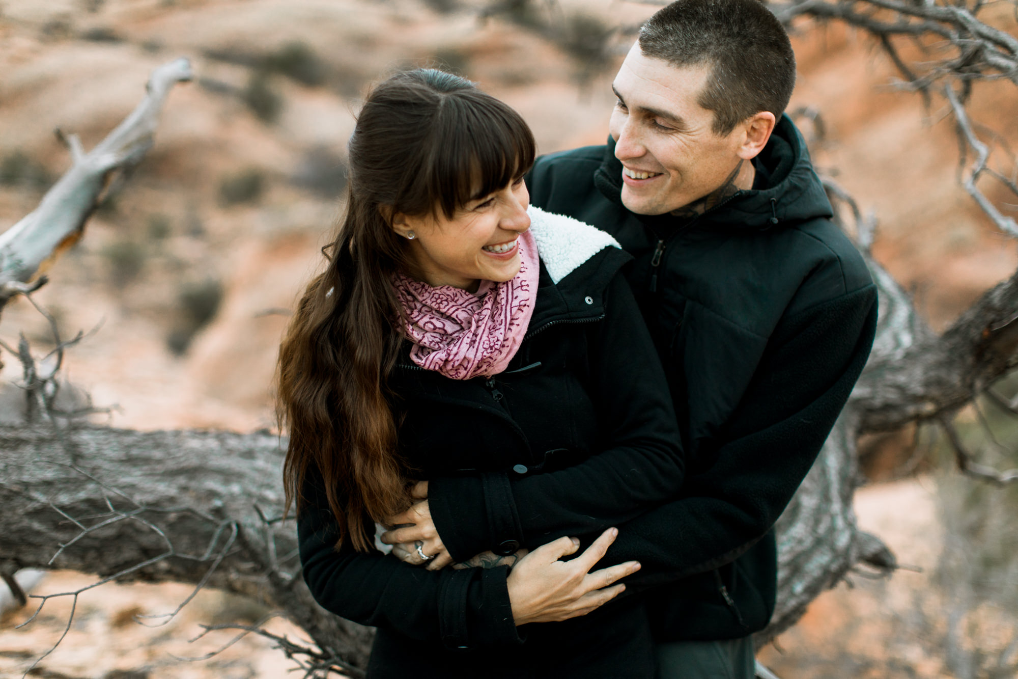 moab mountain + desert engagement session // utah adventure wedding photographer // www.abbihearne.com