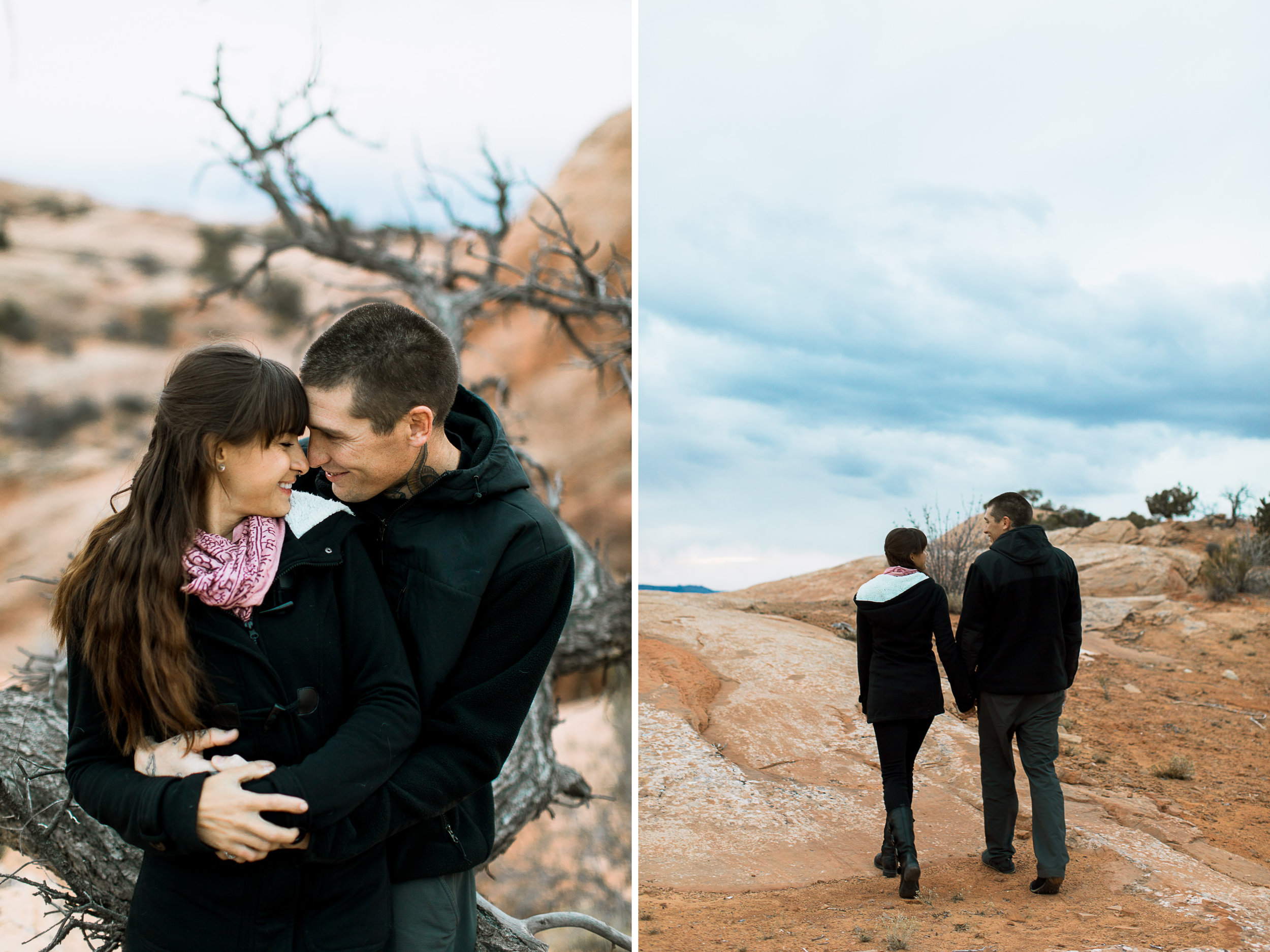 moab mountain + desert engagement session // utah adventure wedding photographer // www.abbihearne.com