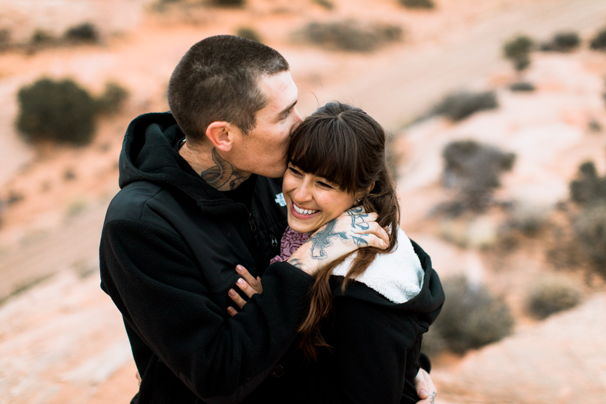 moab mountain + desert engagement session // utah adventure wedding photographer // www.abbihearne.com