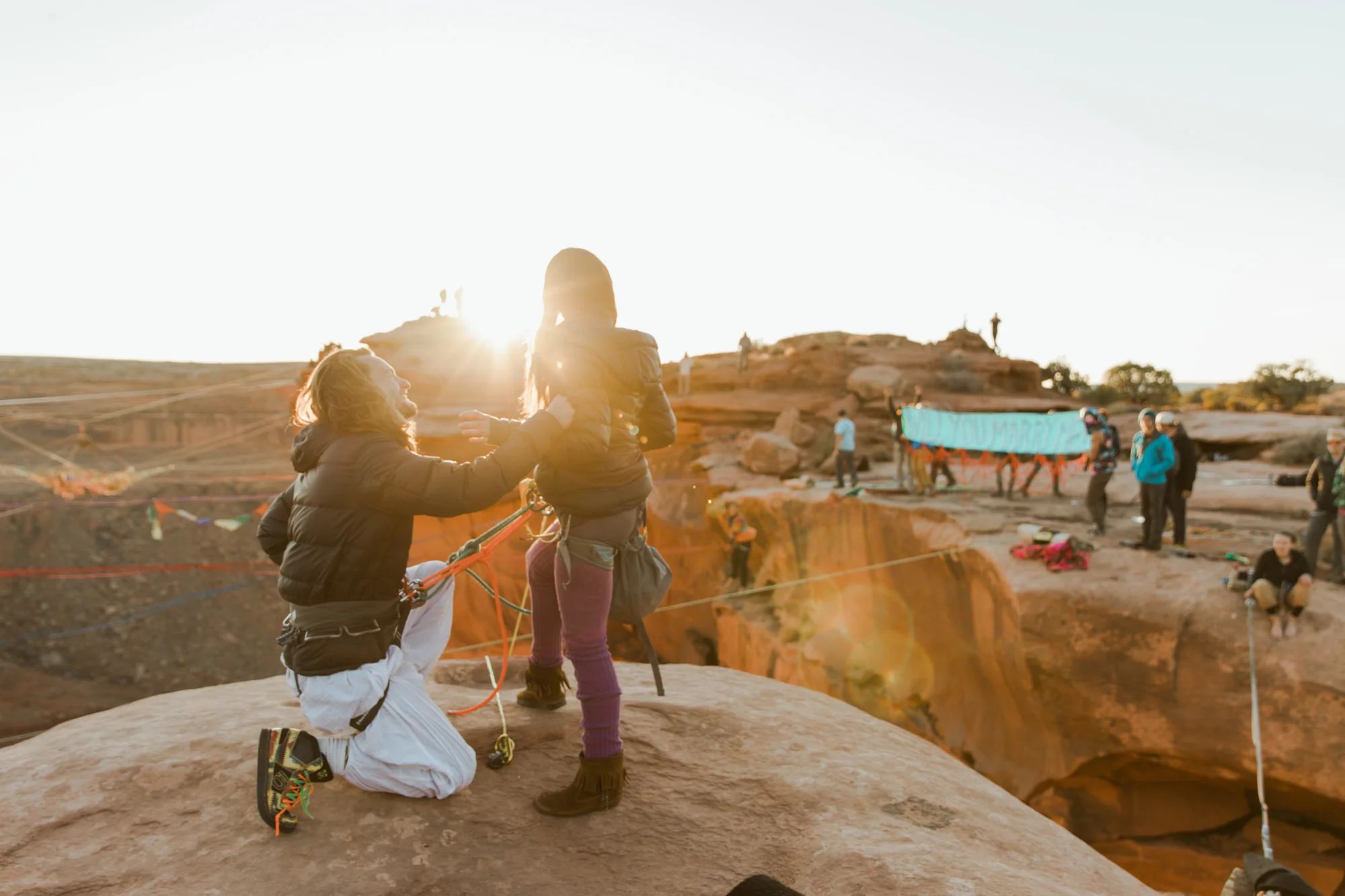 Michelle Sylvan Moab Utah Extreme Proposal Adventure