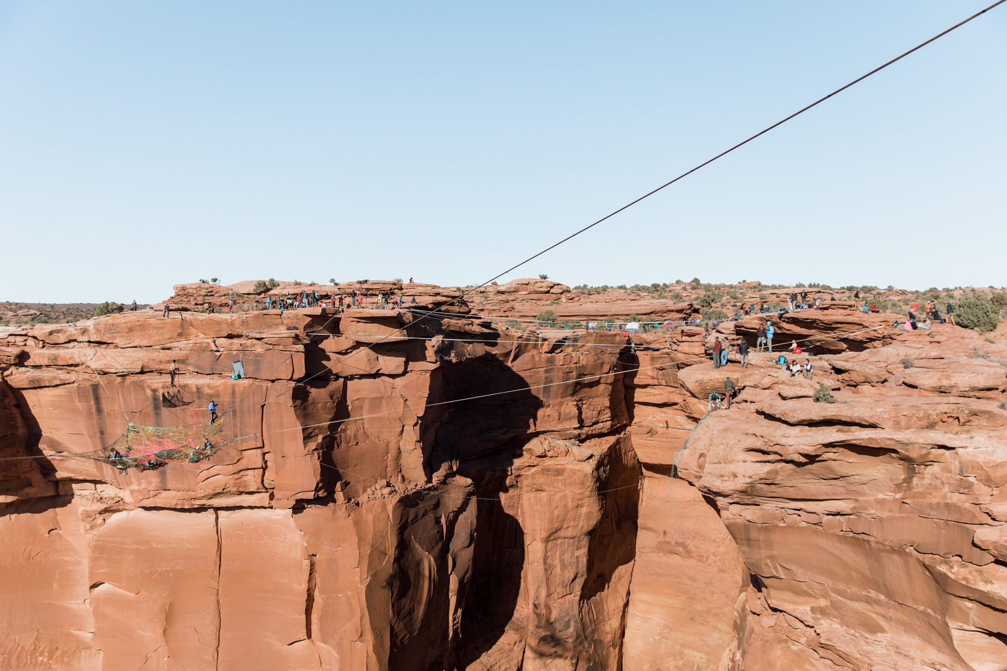 BASE jumping, Highlining, and Rock Climbing in Moab, Utah // extreme sports adventure photography // GGBY + Turkey Boogie 2016 // www.abbihearne.com