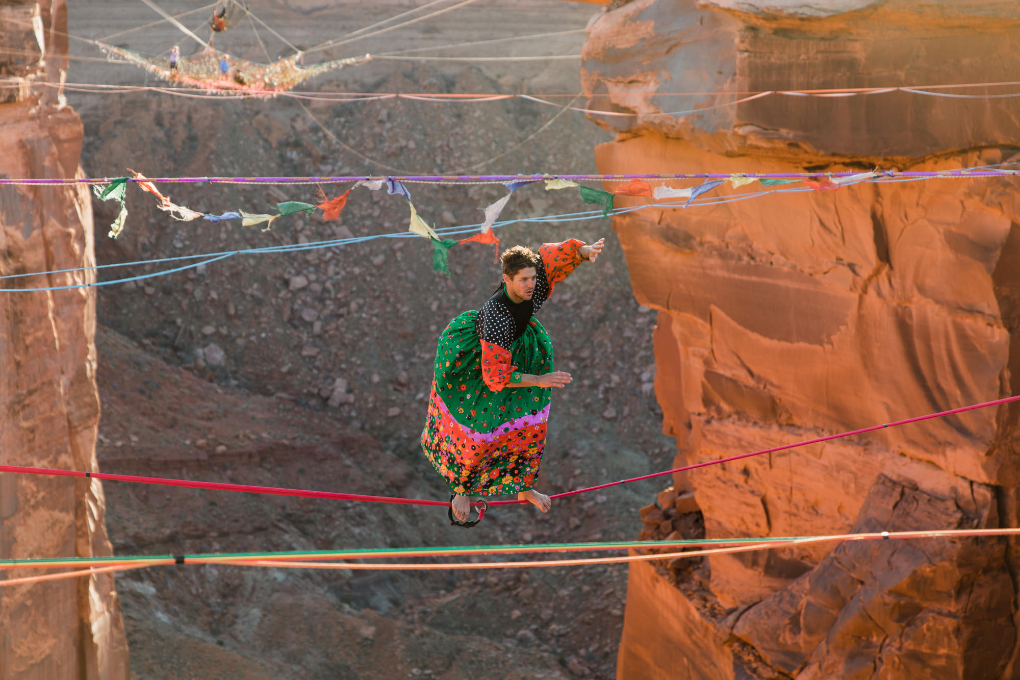 BASE jumping, Highlining, and Rock Climbing in Moab, Utah // extreme sports adventure photography // GGBY + Turkey Boogie 2016 // www.abbihearne.com