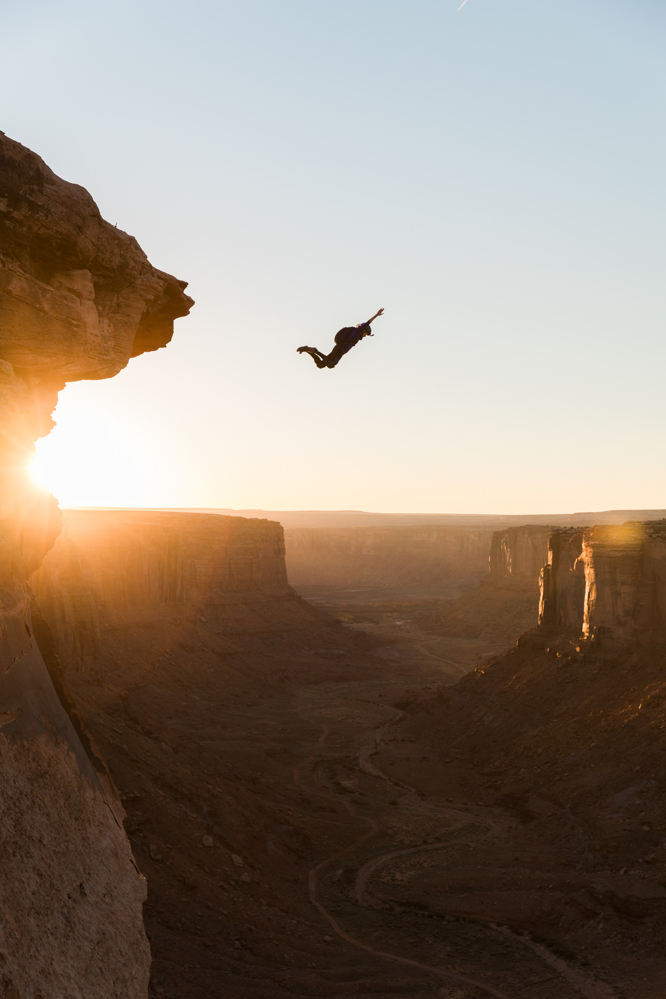BASE jumping, Highlining, and Rock Climbing in Moab, Utah // extreme sports adventure photography // GGBY + Turkey Boogie 2016 // www.abbihearne.com