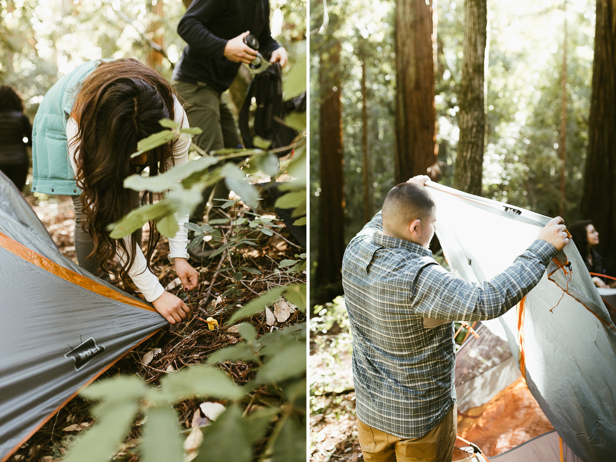 california redwood forest elopement // adventure wedding photographer // boho free people bride // www.abbihearne.com