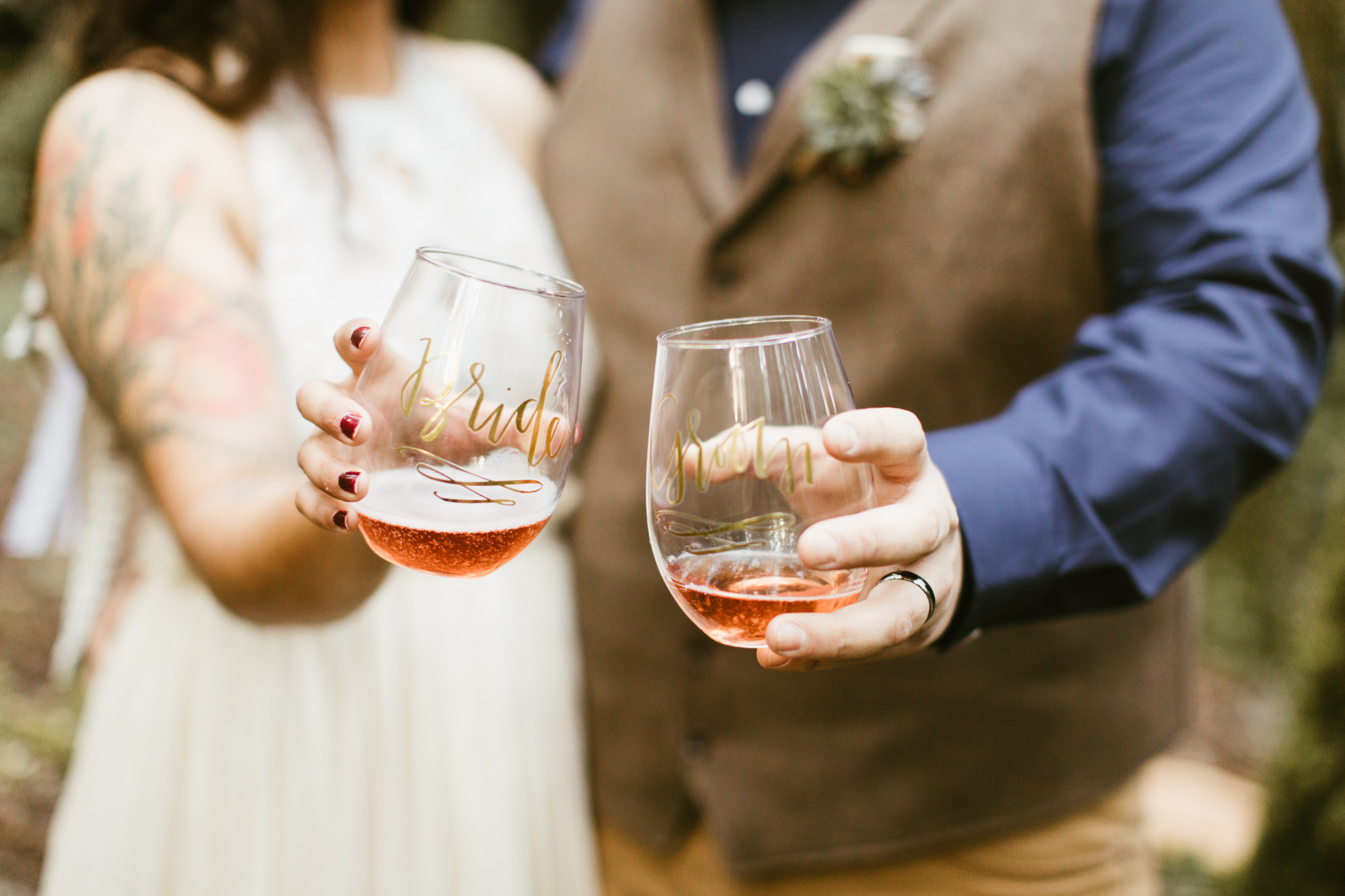 california redwood forest elopement // adventure wedding photographer // boho free people bride // www.abbihearne.com