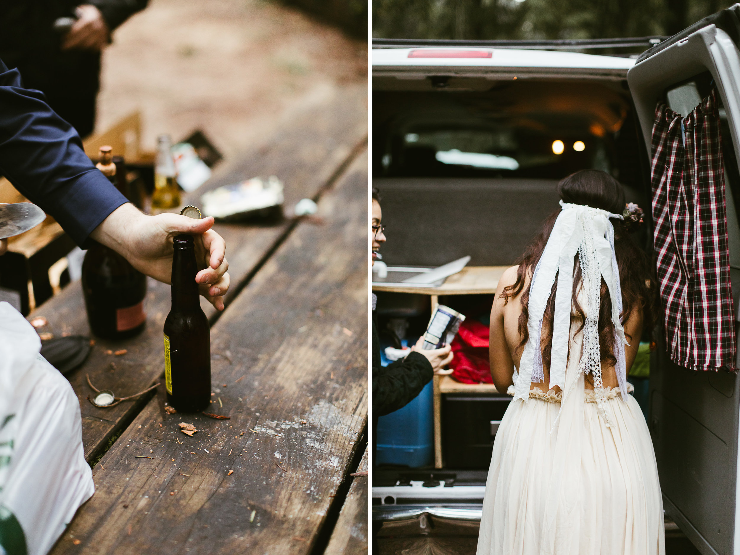 california redwood forest elopement // adventure wedding photographer // boho free people bride // www.abbihearne.com