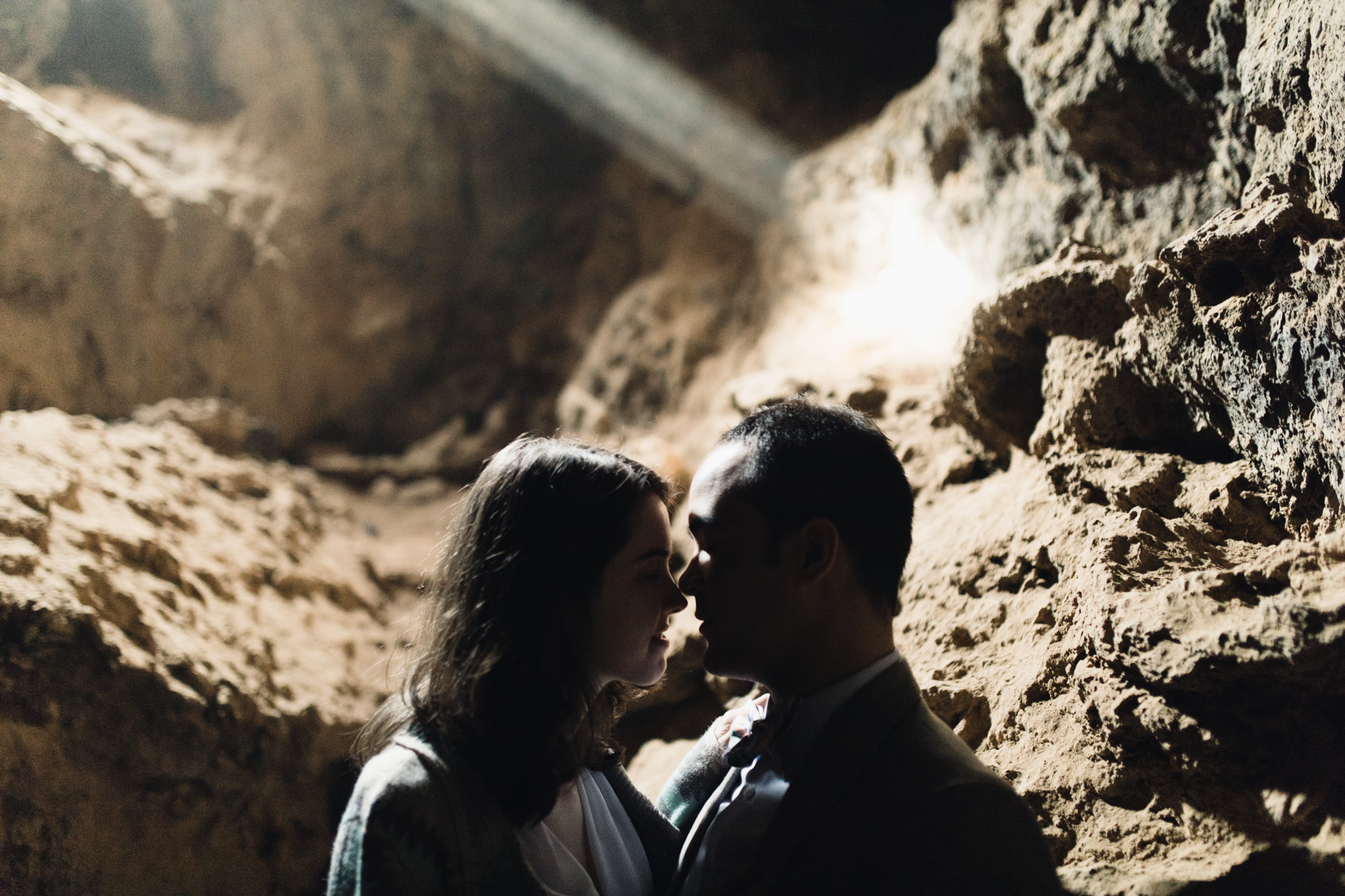 lava tube + joshua tree + granite pass engagement session // mojave national preserve // california wedding photographer // www.abbihearne.com