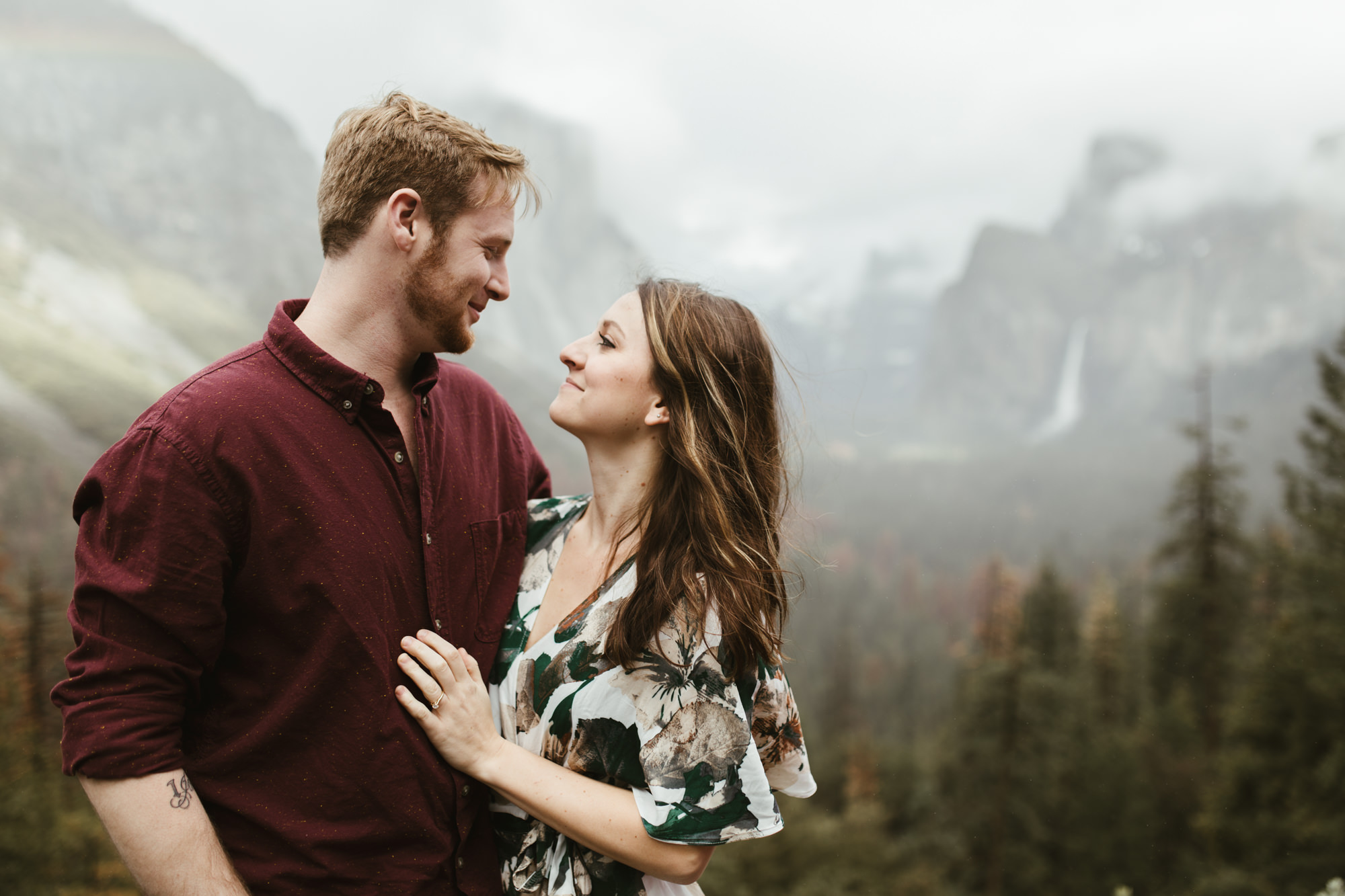 adventure engagement photo session in yosemite national park // california wedding and elopement photographer // www.abbihearne.com