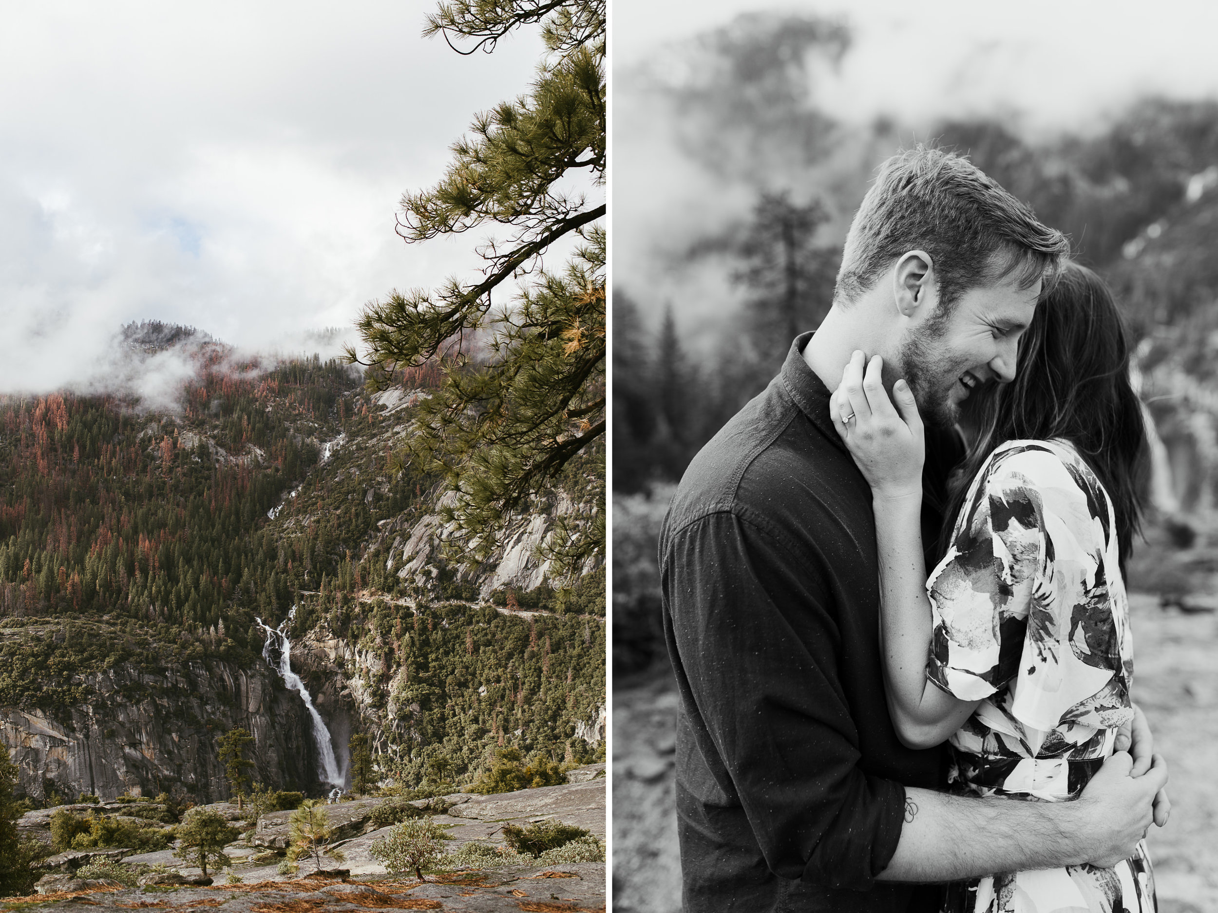 adventure engagement photo session in yosemite national park // california wedding and elopement photographer // www.abbihearne.com