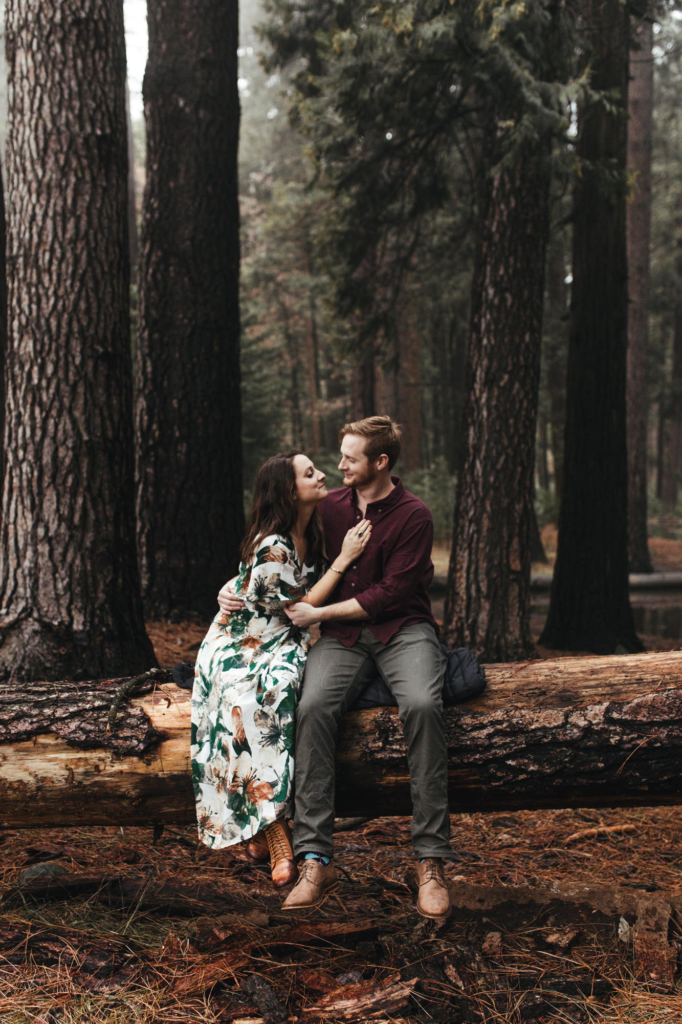 adventure engagement photo session in yosemite national park // california wedding and elopement photographer // www.abbihearne.com