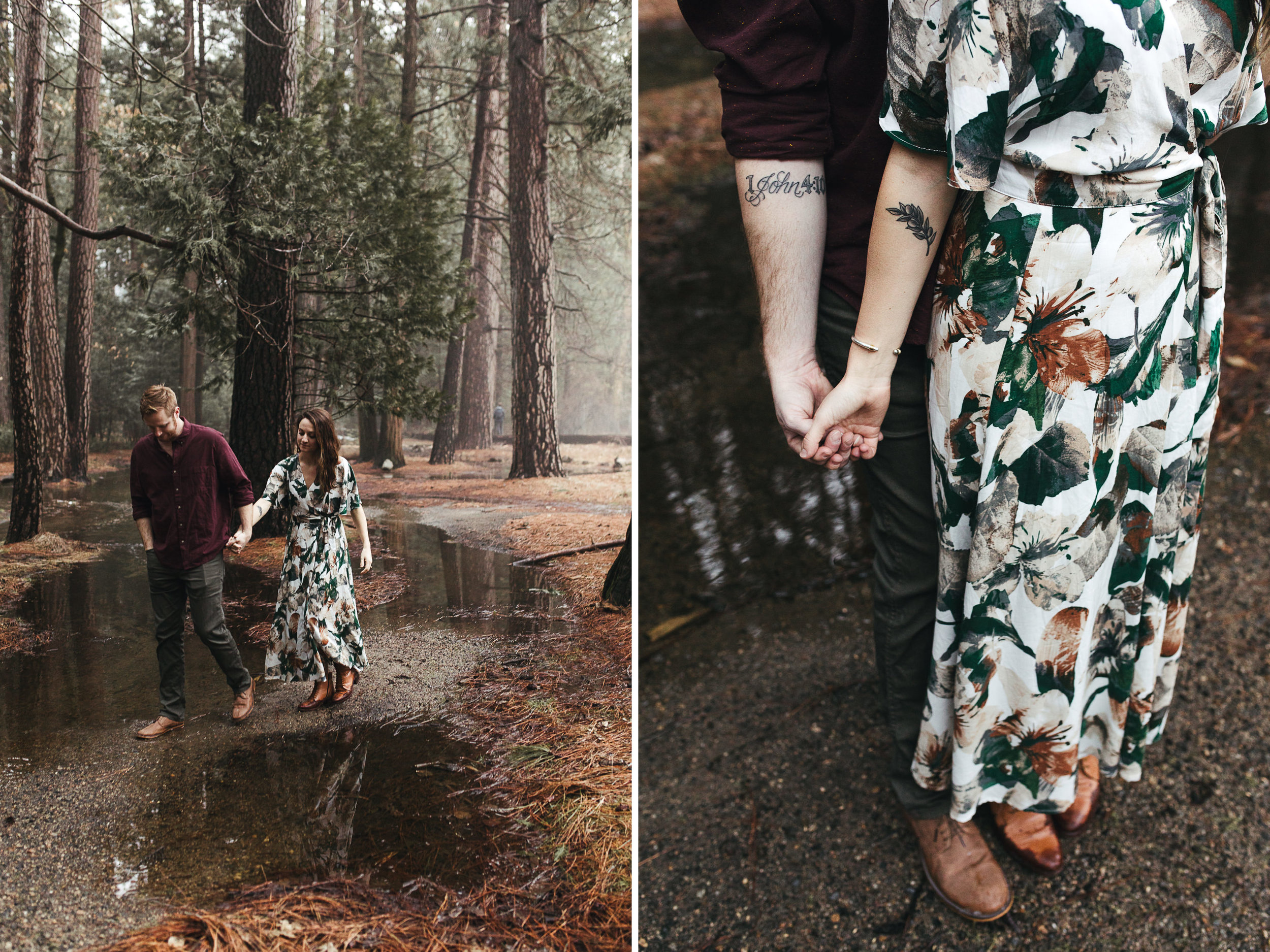 adventure engagement photo session in yosemite national park // california wedding and elopement photographer // www.abbihearne.com