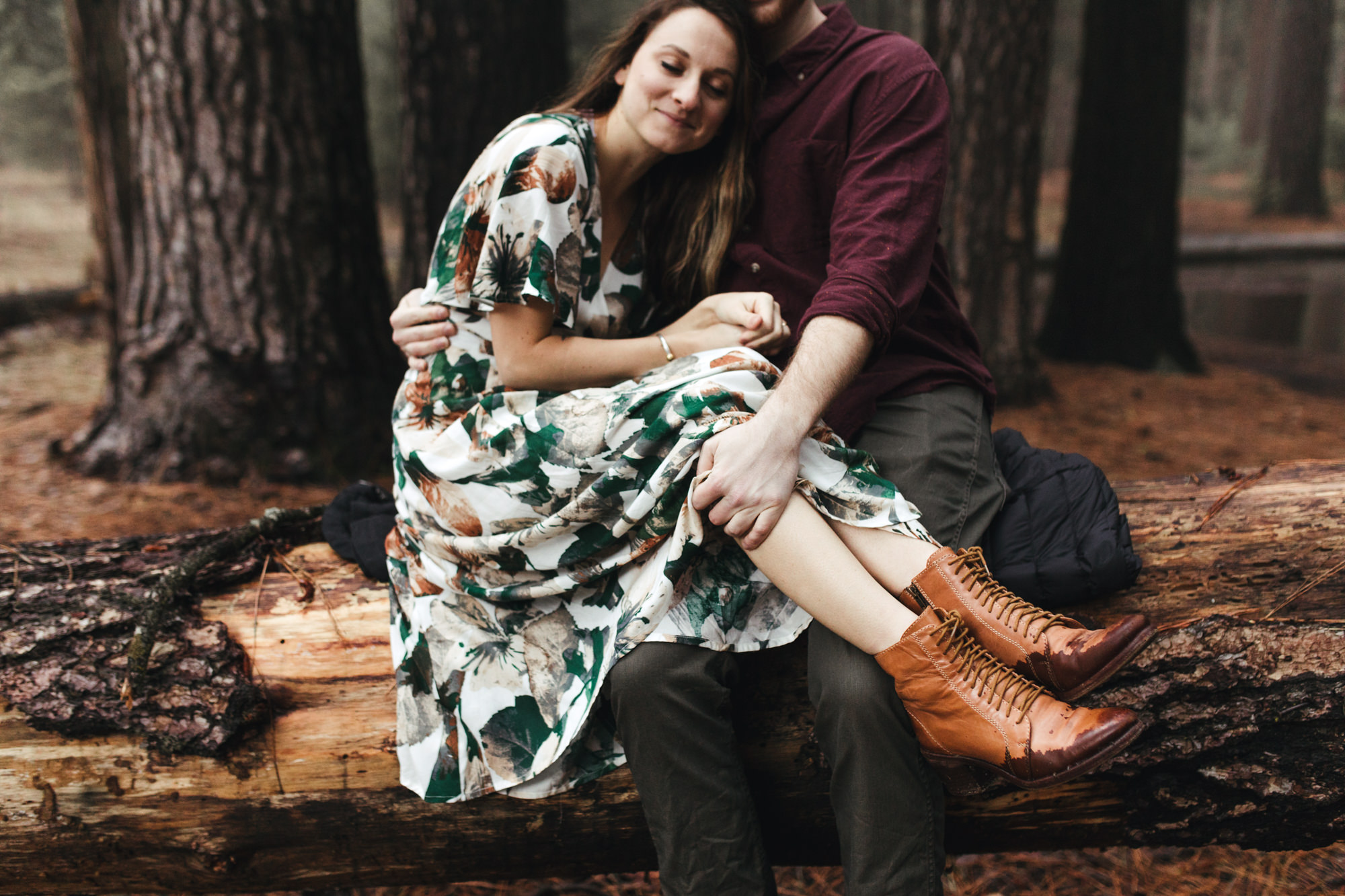 adventure engagement photo session in yosemite national park // california wedding and elopement photographer // www.abbihearne.com