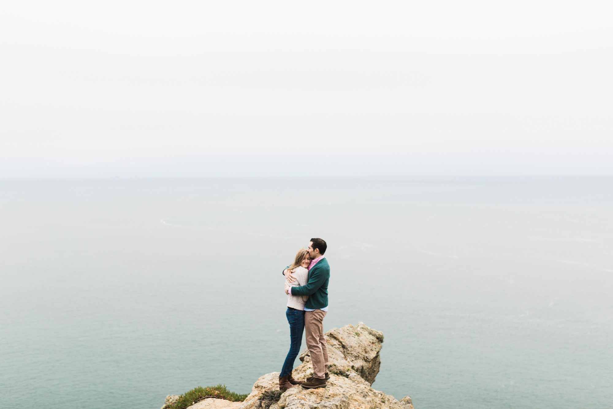 adventurous engagement photo session at point reyes national seashore // california wedding photographer // www.abbihearne.com