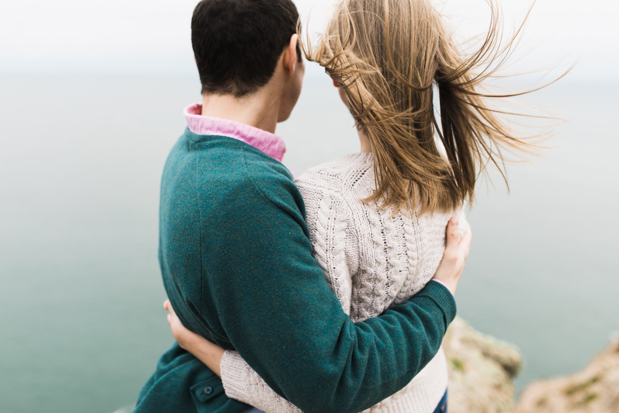 adventurous engagement photo session at point reyes national seashore // california wedding photographer // www.abbihearne.com