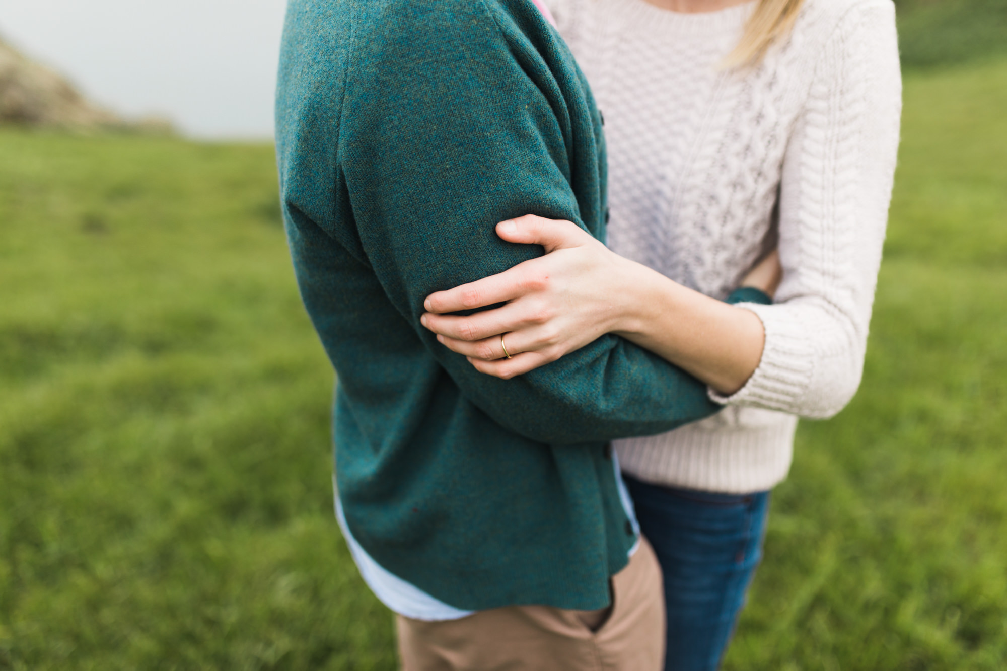 adventurous engagement photo session at point reyes national seashore // california wedding photographer // www.abbihearne.com
