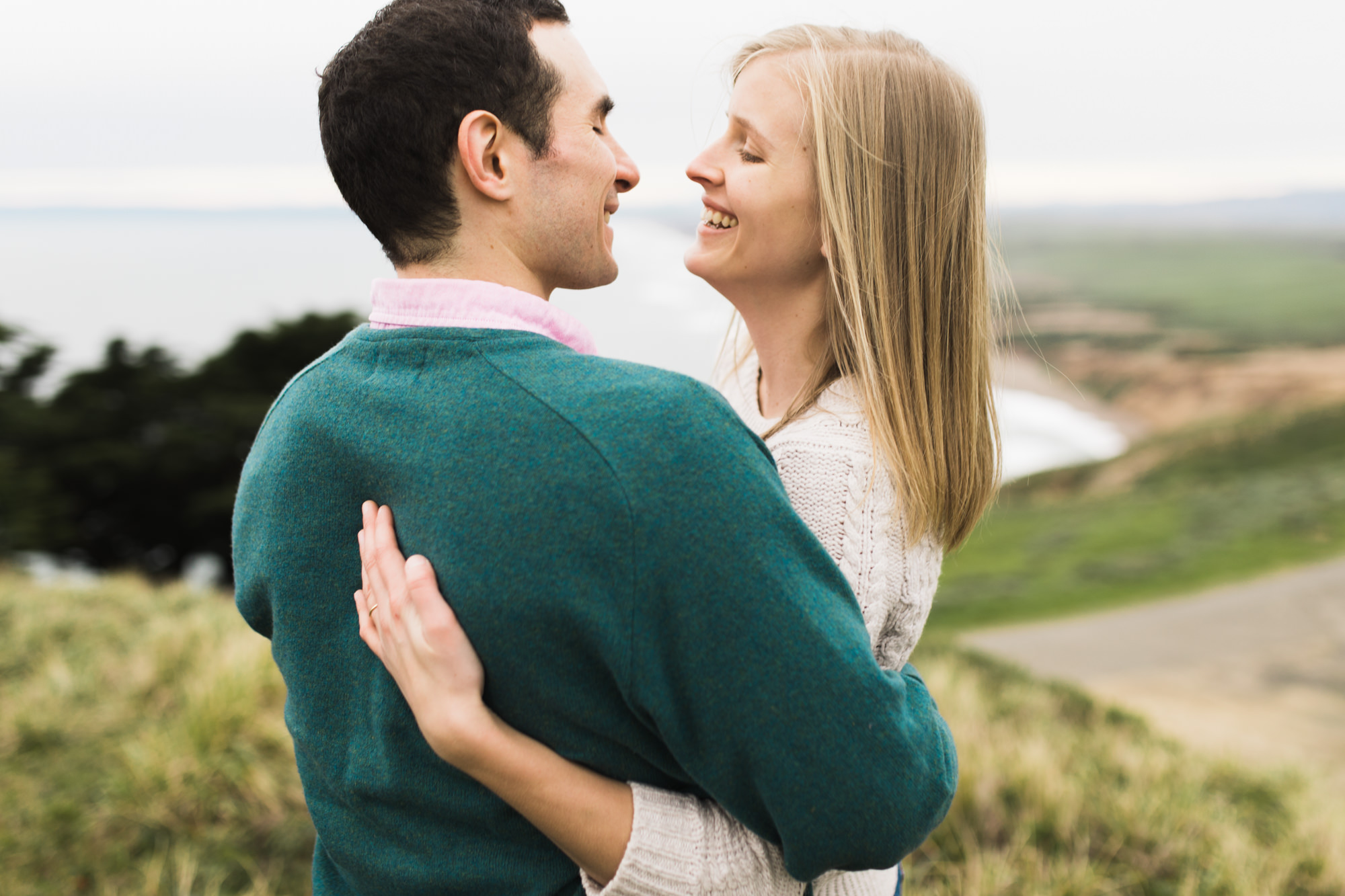 adventurous engagement photo session at point reyes national seashore // california wedding photographer // www.abbihearne.com